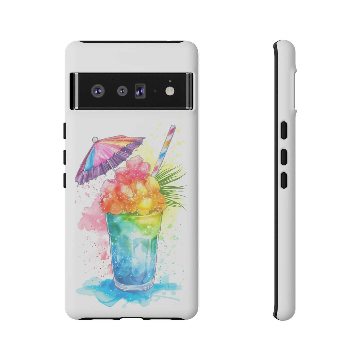 Shave Ice Colorful Hawaiian Tropical Phone Case, 808, Island Tropics, Wireless Compatible, Protective Cell Phone Case iPhone, Samsung, Pixel