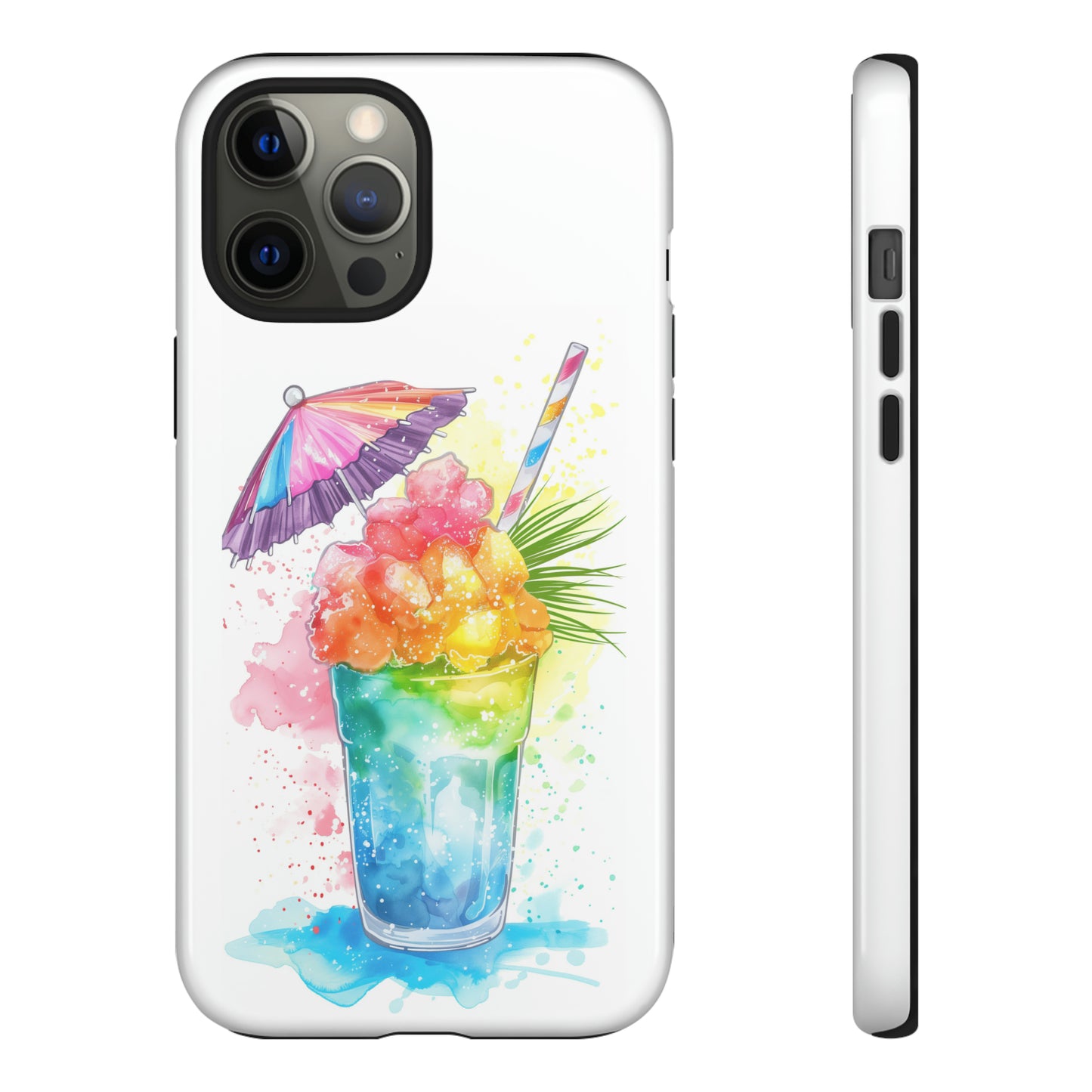 Shave Ice Colorful Hawaiian Tropical Phone Case, 808, Island Tropics, Wireless Compatible, Protective Cell Phone Case iPhone, Samsung, Pixel