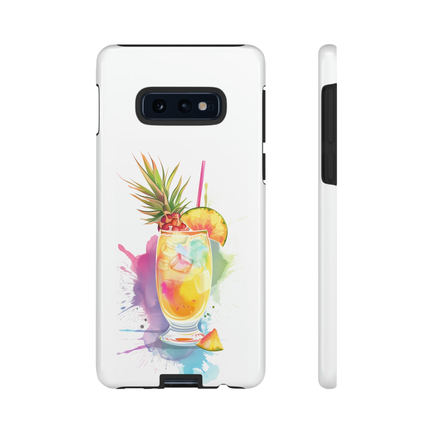 Pina Colada Cocktail Hawaiian Tropical Phone Case, Island Tropics, Wireless Compatible, Protective Cell Phone Case iPhone, Samsung, Pixel