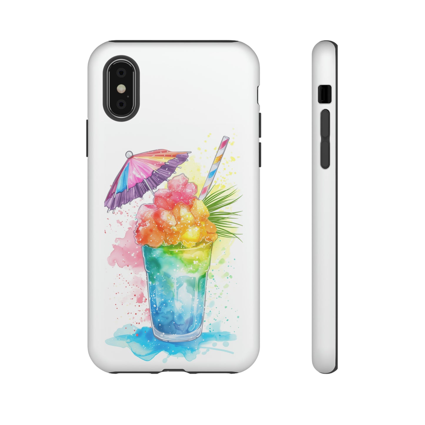 Shave Ice Colorful Hawaiian Tropical Phone Case, 808, Island Tropics, Wireless Compatible, Protective Cell Phone Case iPhone, Samsung, Pixel