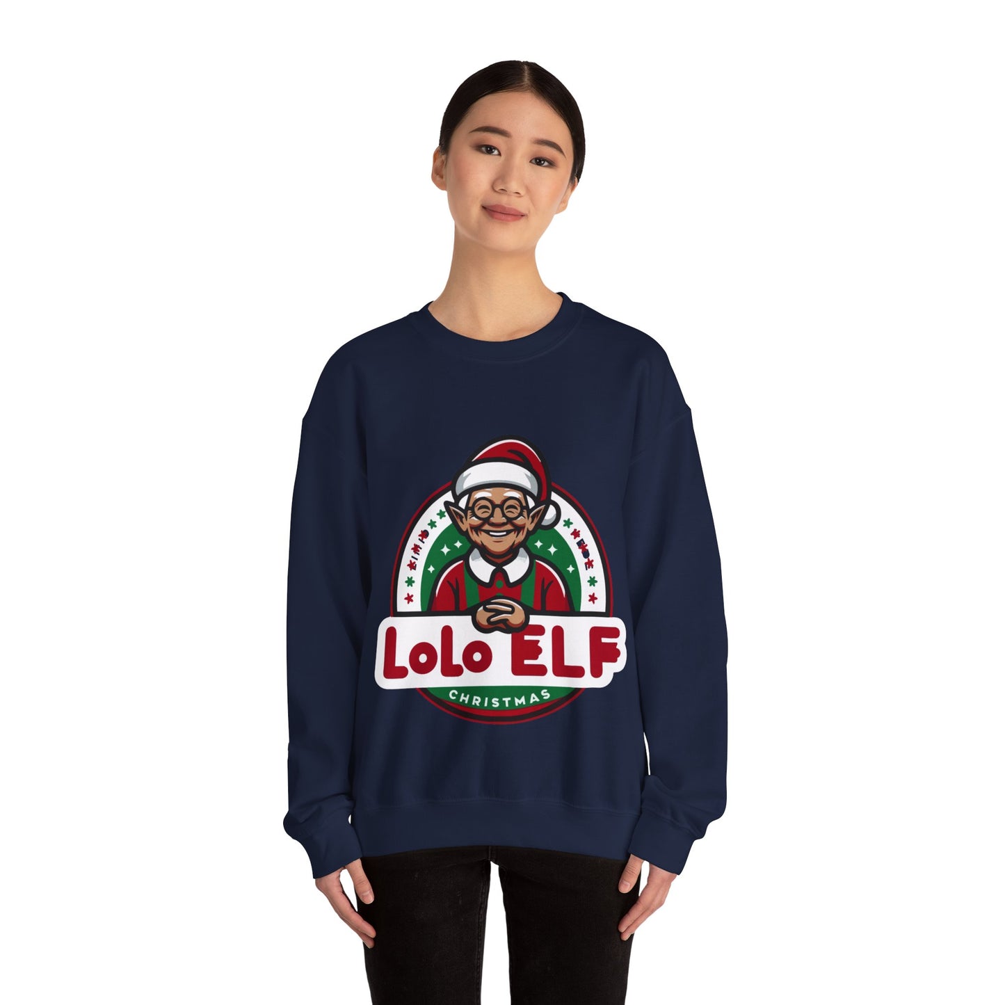 Lolo Elf Unisex Heavy Blend™ Crewneck Sweatshirt