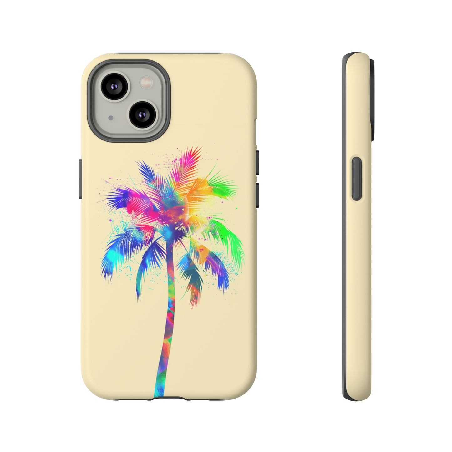 Colorful Palm Tree Hawaiian Tropical Phone Case, Island Tropics, Wireless Compatible, Protective Cell Phone Case for iPhone, Samsung, Pixel