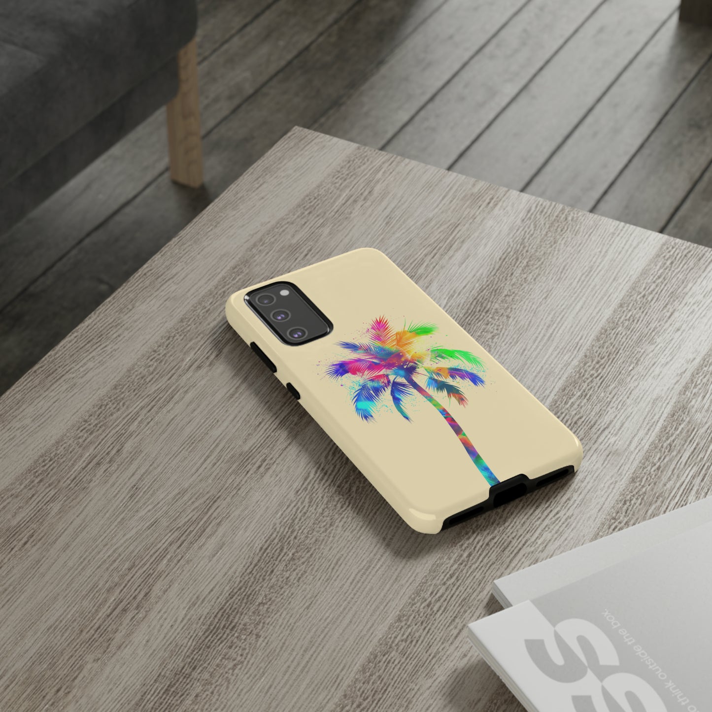 Colorful Palm Tree Hawaiian Tropical Phone Case, Island Tropics, Wireless Compatible, Protective Cell Phone Case for iPhone, Samsung, Pixel