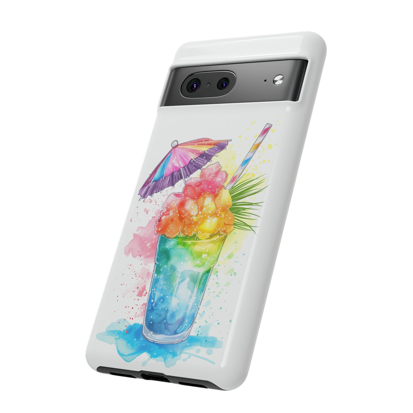 Shave Ice Colorful Hawaiian Tropical Phone Case, 808, Island Tropics, Wireless Compatible, Protective Cell Phone Case iPhone, Samsung, Pixel