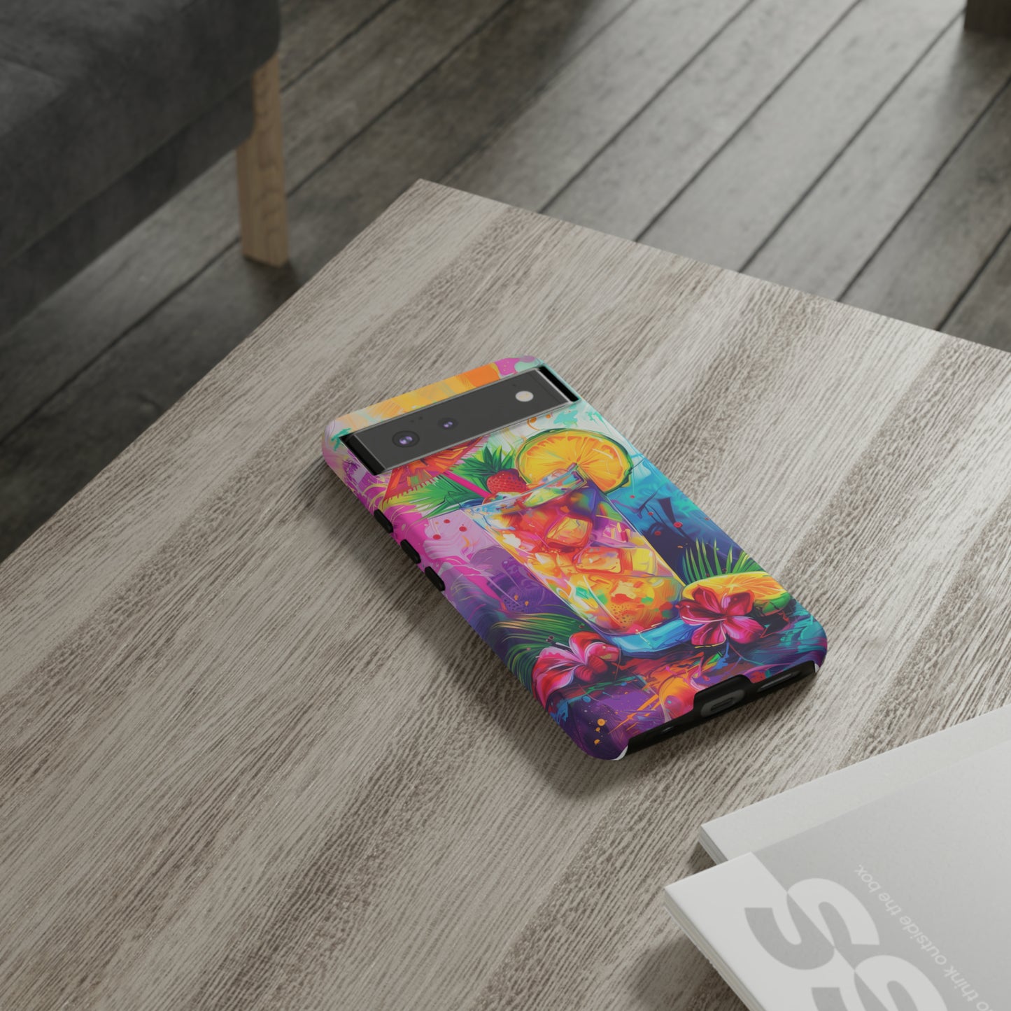 Mai Tai Cocktail Hawaiian Tropical Phone Case, 808, Island Tropics, Wireless Compatible, Protective Cell Phone Case iPhone, Samsung, Pixel
