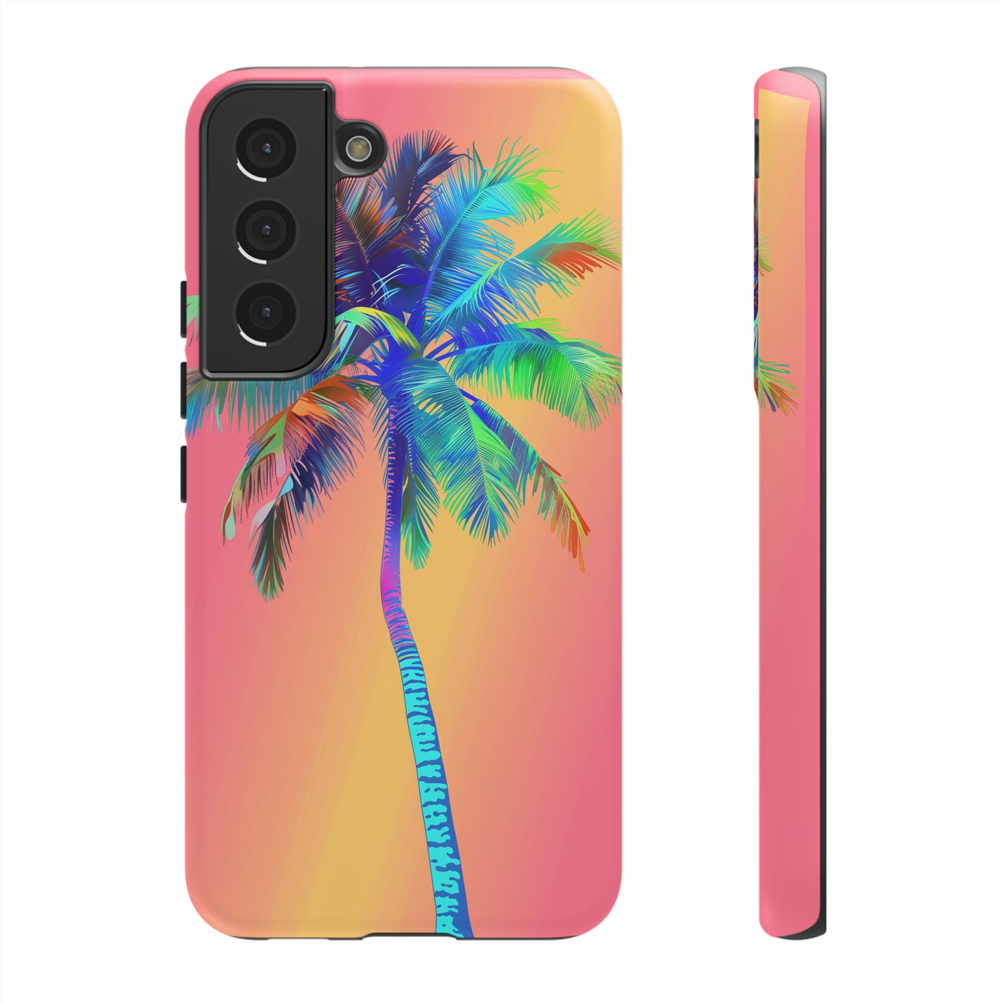 Palm Tree Pink Hawaiian Tropical Phone Case, 808, Island Tropics, Wireless Compatible, Protective Cell Phone Case for iPhone, Samsung, Pixel
