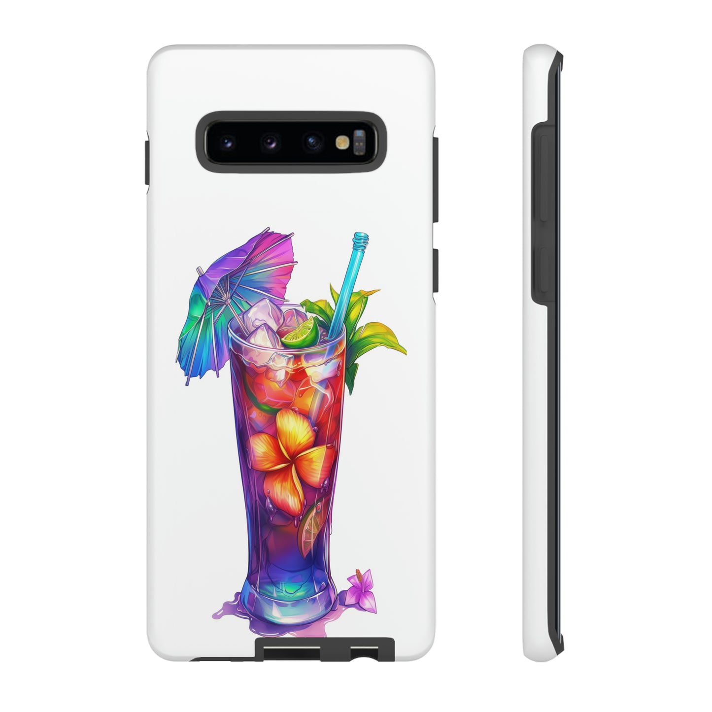 Mai Tai Cocktail Hawaiian Tropical Phone Case, 808, Island Tropics, Wireless Compatible, Protective Cell Phone Case iPhone, Samsung, Pixel