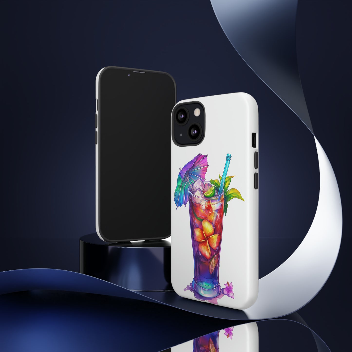 Mai Tai Cocktail Hawaiian Tropical Phone Case, 808, Island Tropics, Wireless Compatible, Protective Cell Phone Case iPhone, Samsung, Pixel