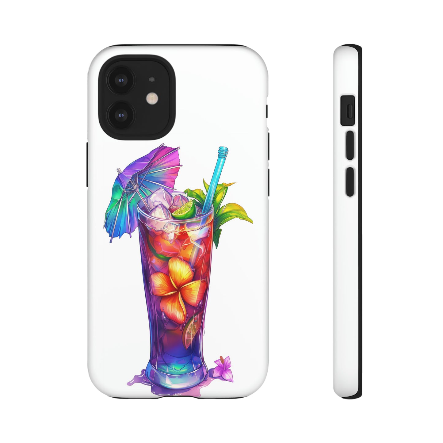 Mai Tai Cocktail Hawaiian Tropical Phone Case, 808, Island Tropics, Wireless Compatible, Protective Cell Phone Case iPhone, Samsung, Pixel