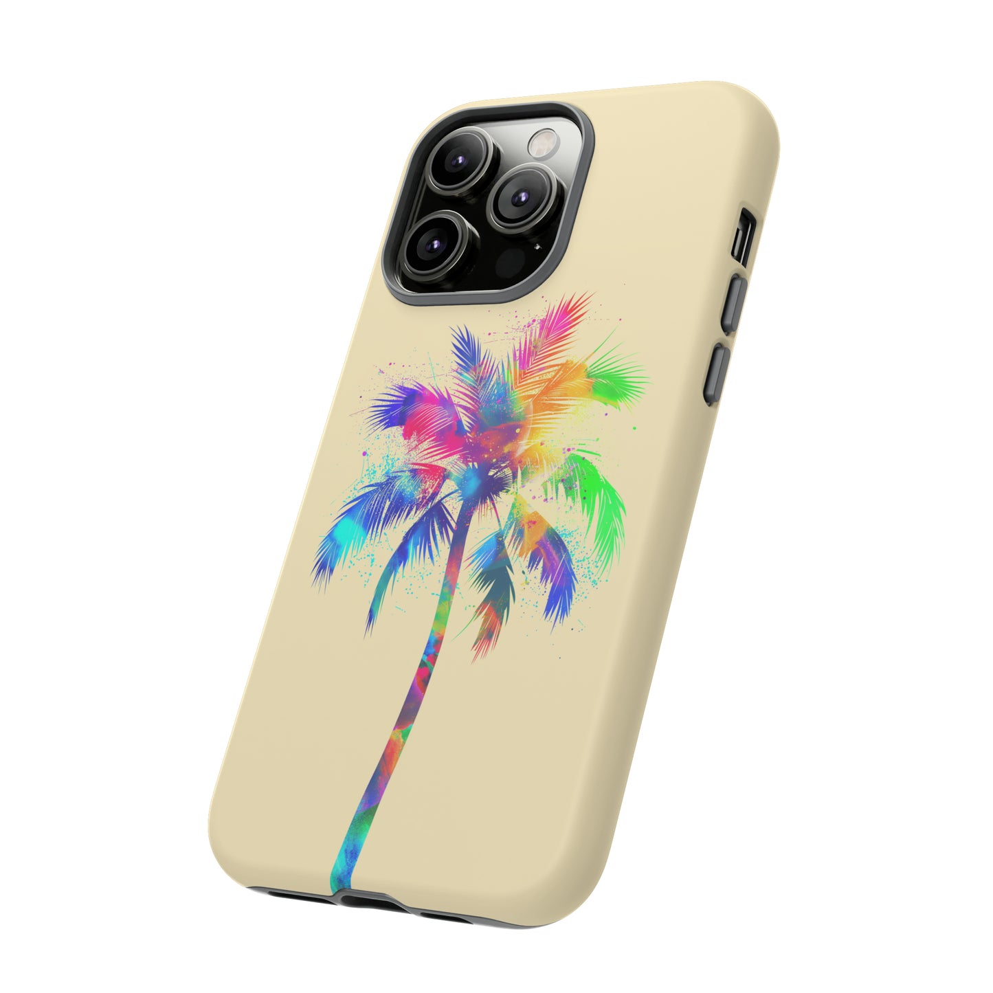 Colorful Palm Tree Hawaiian Tropical Phone Case, Island Tropics, Wireless Compatible, Protective Cell Phone Case for iPhone, Samsung, Pixel