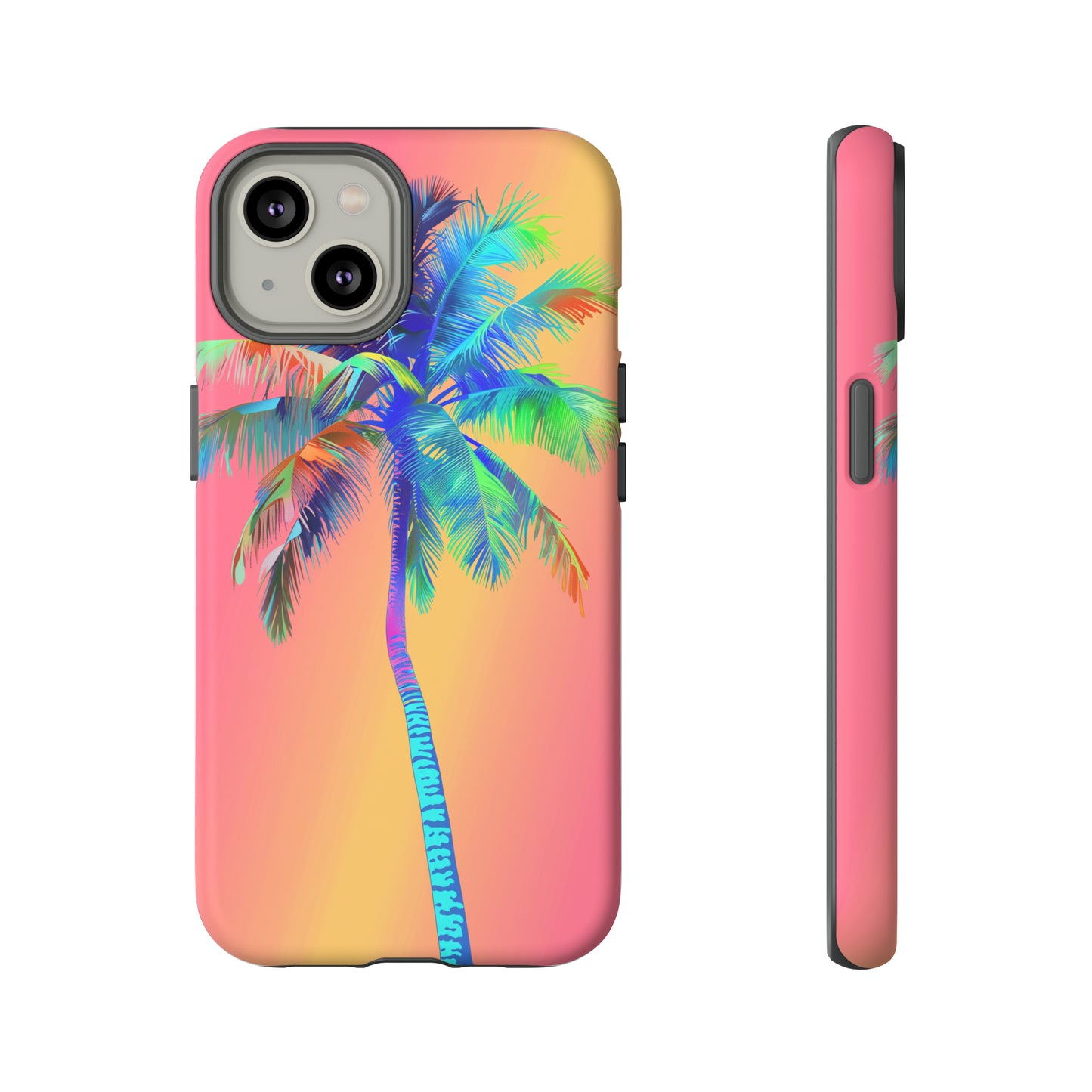 Palm Tree Pink Hawaiian Tropical Phone Case, 808, Island Tropics, Wireless Compatible, Protective Cell Phone Case for iPhone, Samsung, Pixel
