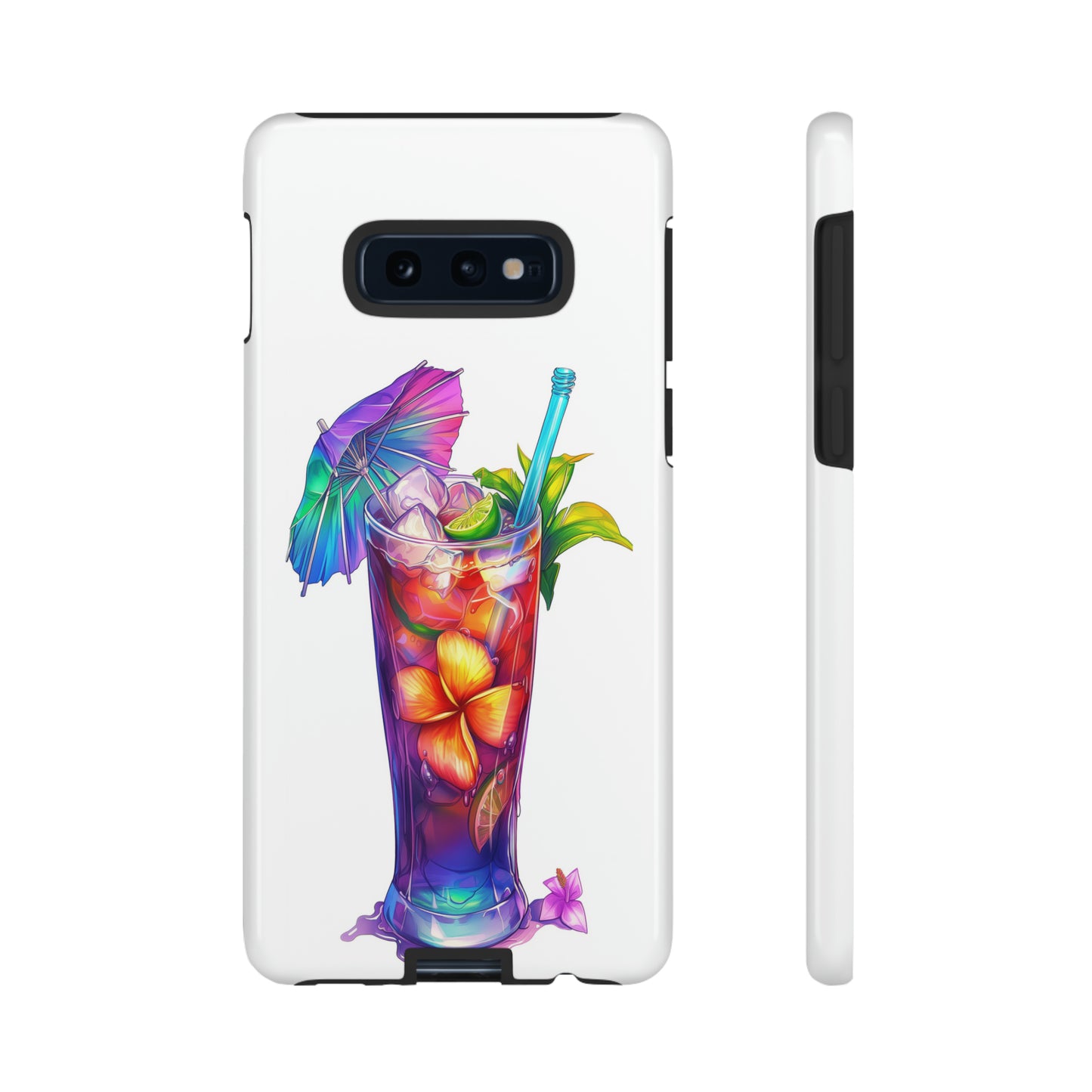 Mai Tai Cocktail Hawaiian Tropical Phone Case, 808, Island Tropics, Wireless Compatible, Protective Cell Phone Case iPhone, Samsung, Pixel