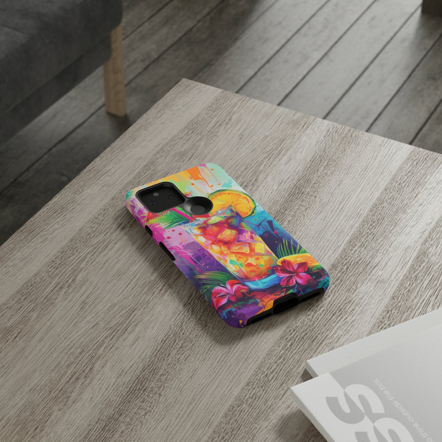 Mai Tai Cocktail Hawaiian Tropical Phone Case, 808, Island Tropics, Wireless Compatible, Protective Cell Phone Case iPhone, Samsung, Pixel
