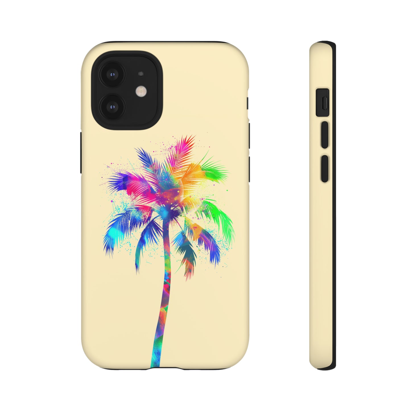 Colorful Palm Tree Hawaiian Tropical Phone Case, Island Tropics, Wireless Compatible, Protective Cell Phone Case for iPhone, Samsung, Pixel