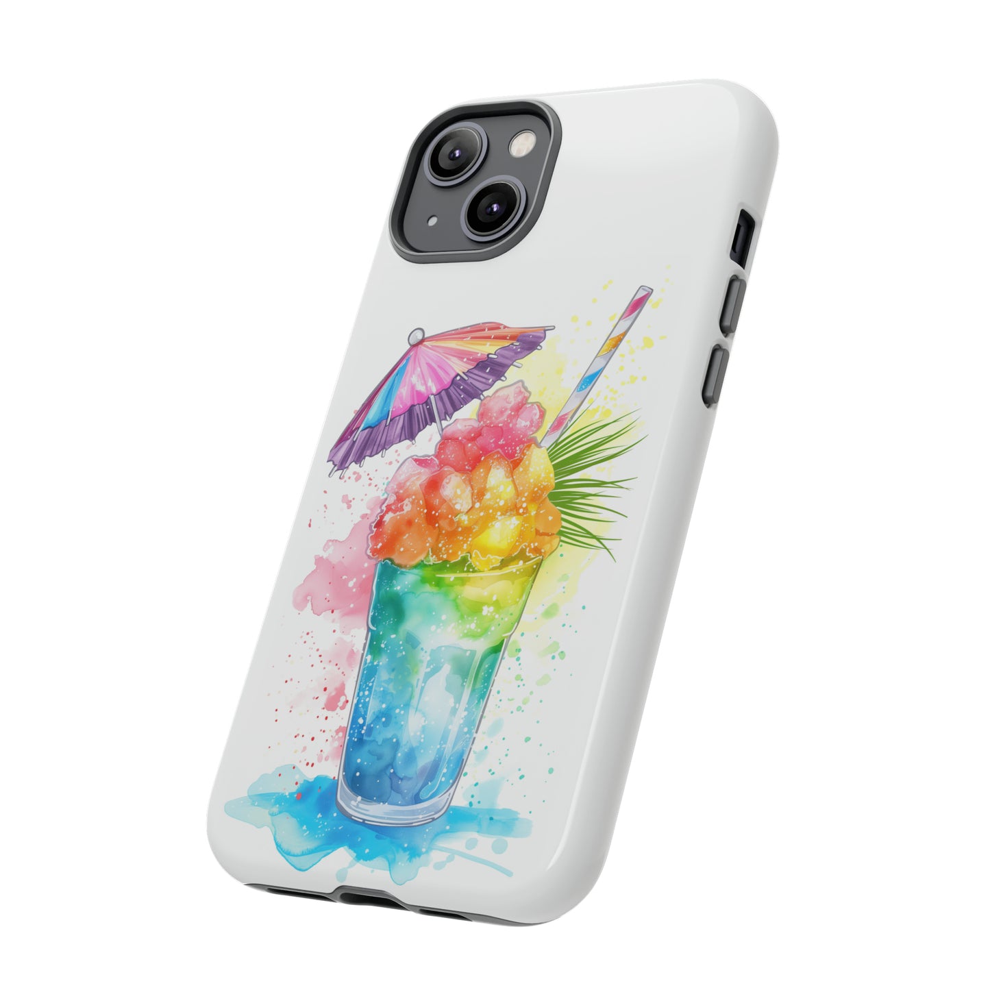 Shave Ice Colorful Hawaiian Tropical Phone Case, 808, Island Tropics, Wireless Compatible, Protective Cell Phone Case iPhone, Samsung, Pixel