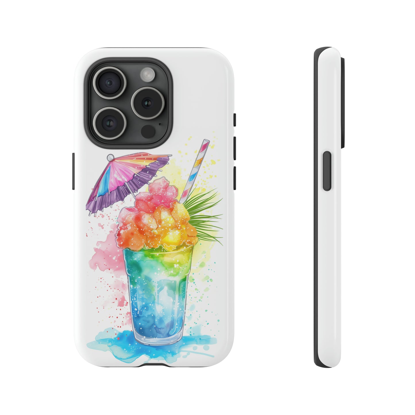Shave Ice Colorful Hawaiian Tropical Phone Case, 808, Island Tropics, Wireless Compatible, Protective Cell Phone Case iPhone, Samsung, Pixel