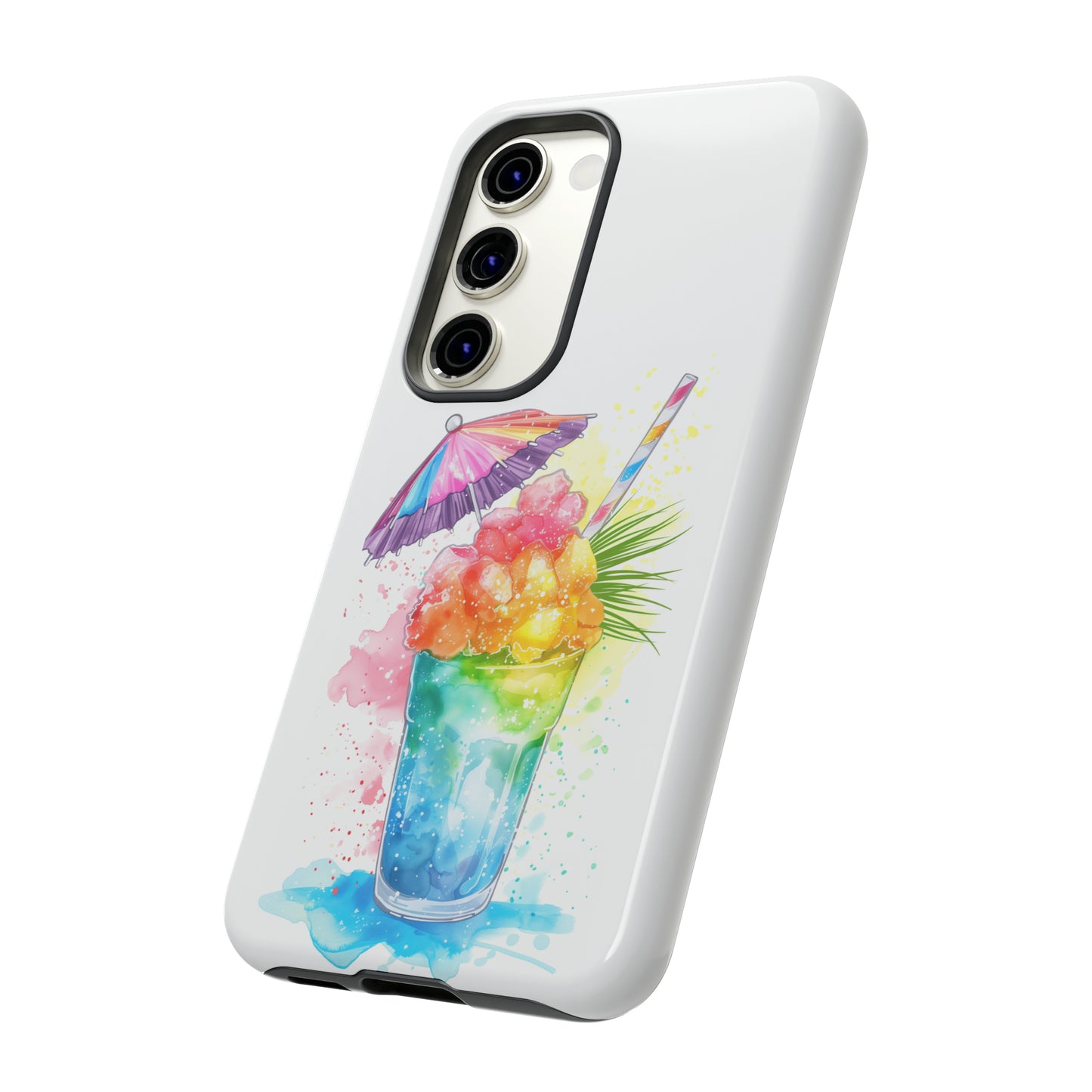 Shave Ice Colorful Hawaiian Tropical Phone Case, 808, Island Tropics, Wireless Compatible, Protective Cell Phone Case iPhone, Samsung, Pixel