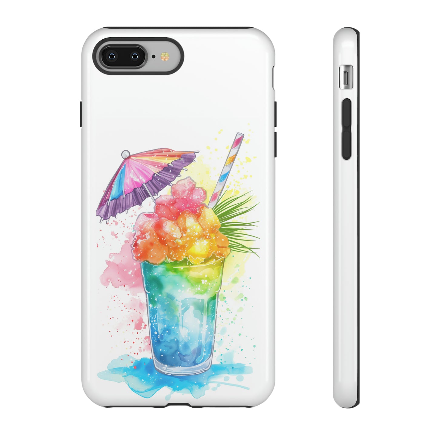 Shave Ice Colorful Hawaiian Tropical Phone Case, 808, Island Tropics, Wireless Compatible, Protective Cell Phone Case iPhone, Samsung, Pixel