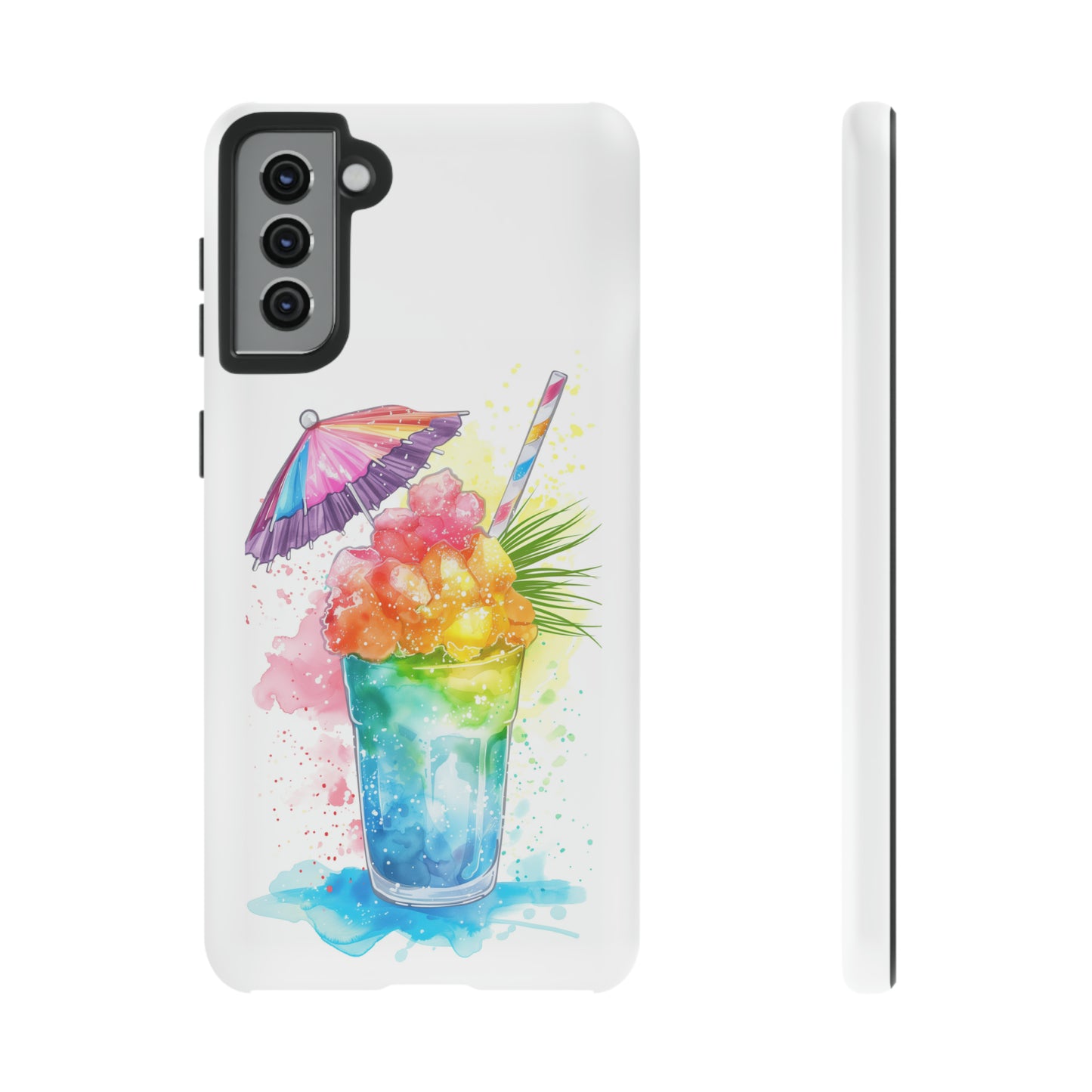 Shave Ice Colorful Hawaiian Tropical Phone Case, 808, Island Tropics, Wireless Compatible, Protective Cell Phone Case iPhone, Samsung, Pixel
