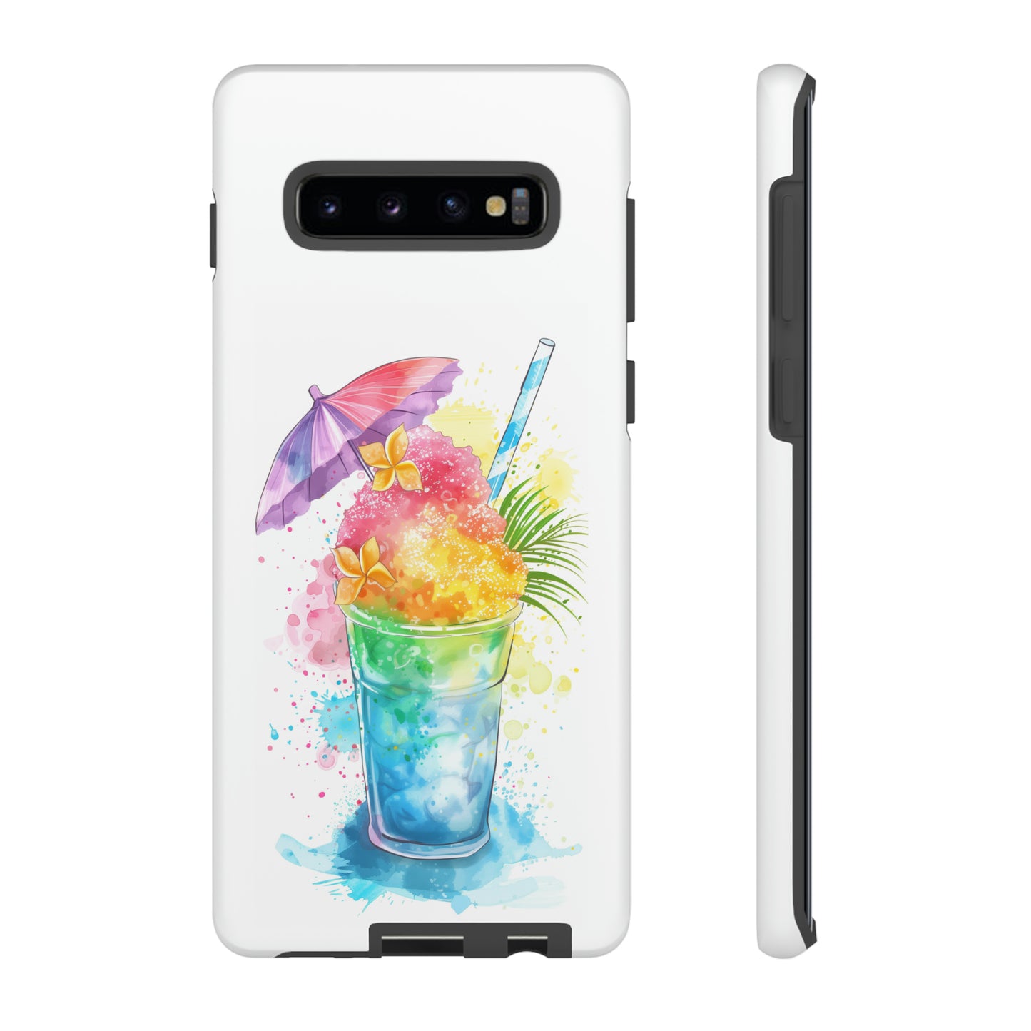 Shave Ice Plumeria Hawaiian Tropical Phone Case, 808, Island Tropics, Wireless Compatible, Protective Cell Phone Case iPhone, Samsung, Pixel