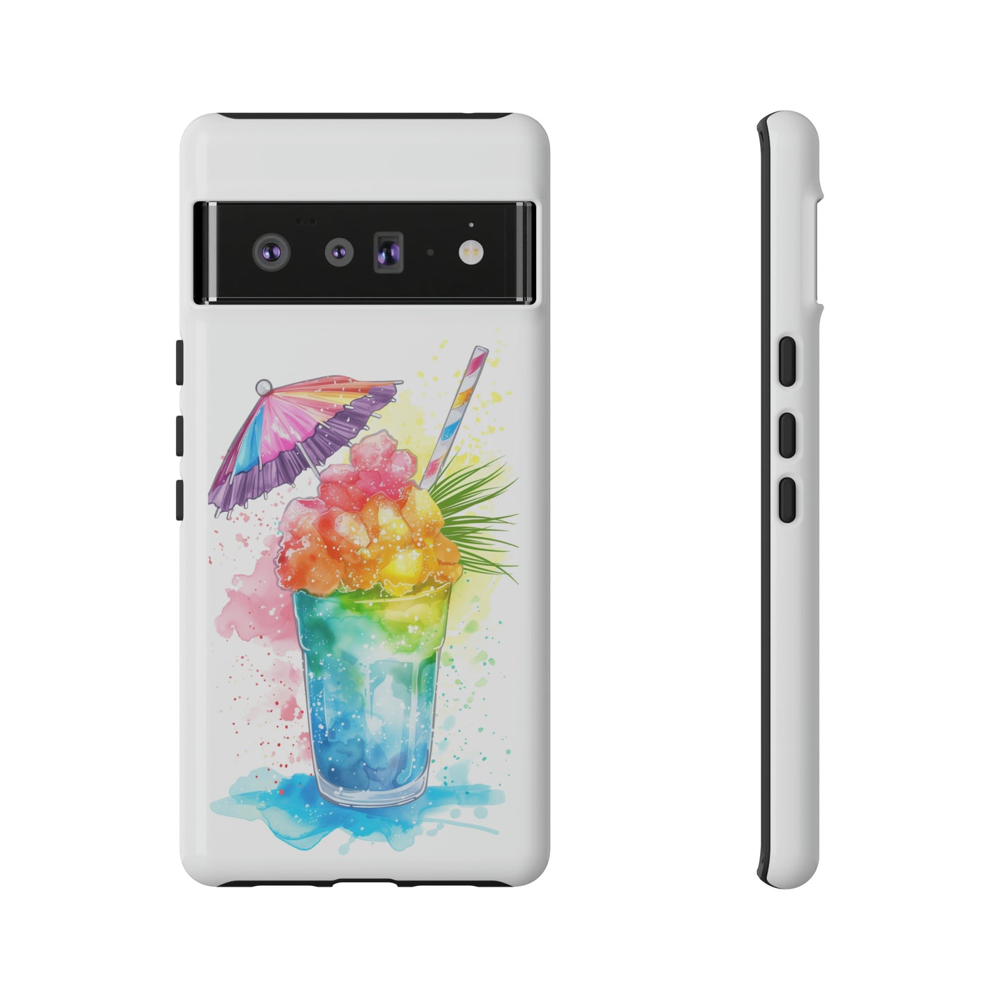 Shave Ice Colorful Hawaiian Tropical Phone Case, 808, Island Tropics, Wireless Compatible, Protective Cell Phone Case iPhone, Samsung, Pixel