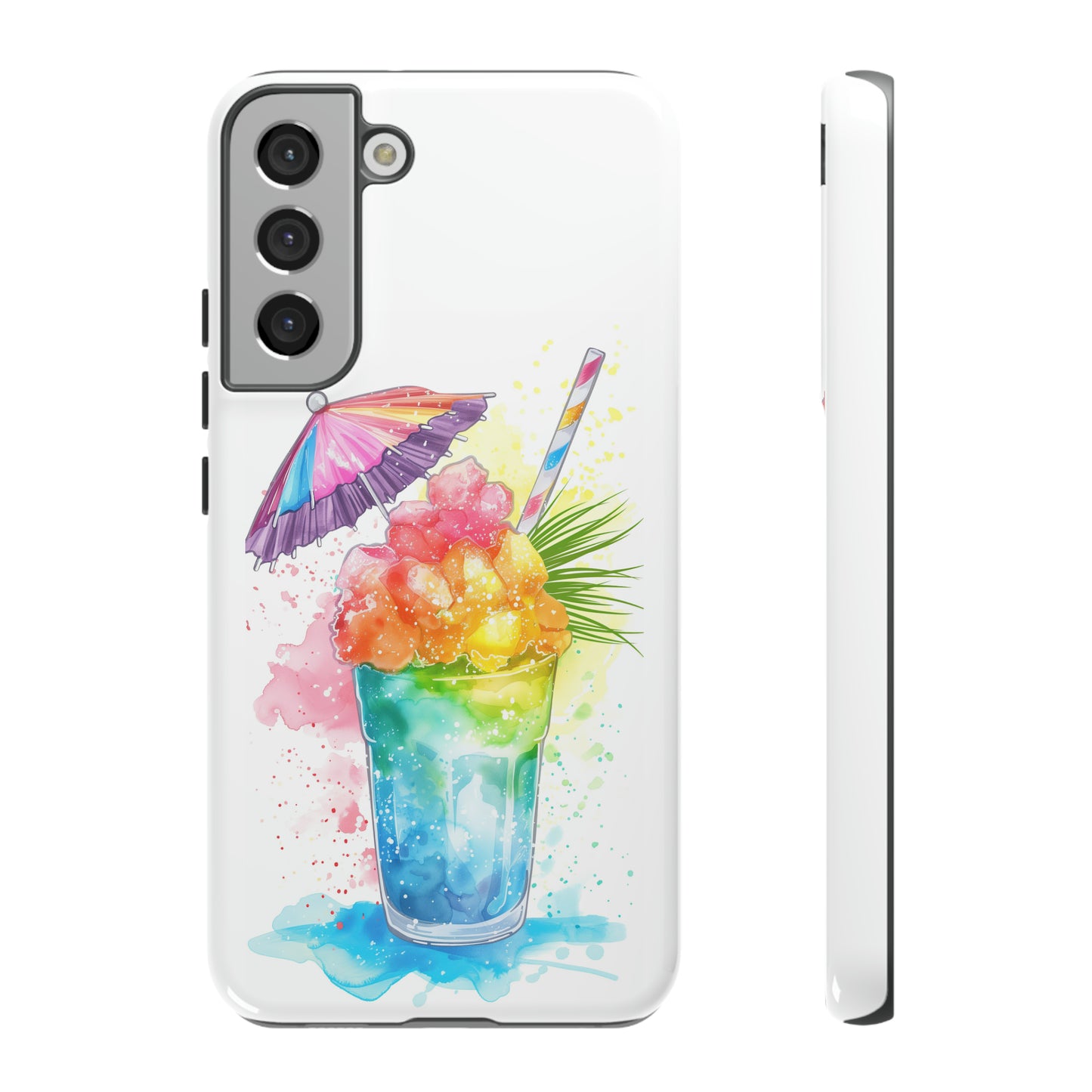 Shave Ice Colorful Hawaiian Tropical Phone Case, 808, Island Tropics, Wireless Compatible, Protective Cell Phone Case iPhone, Samsung, Pixel
