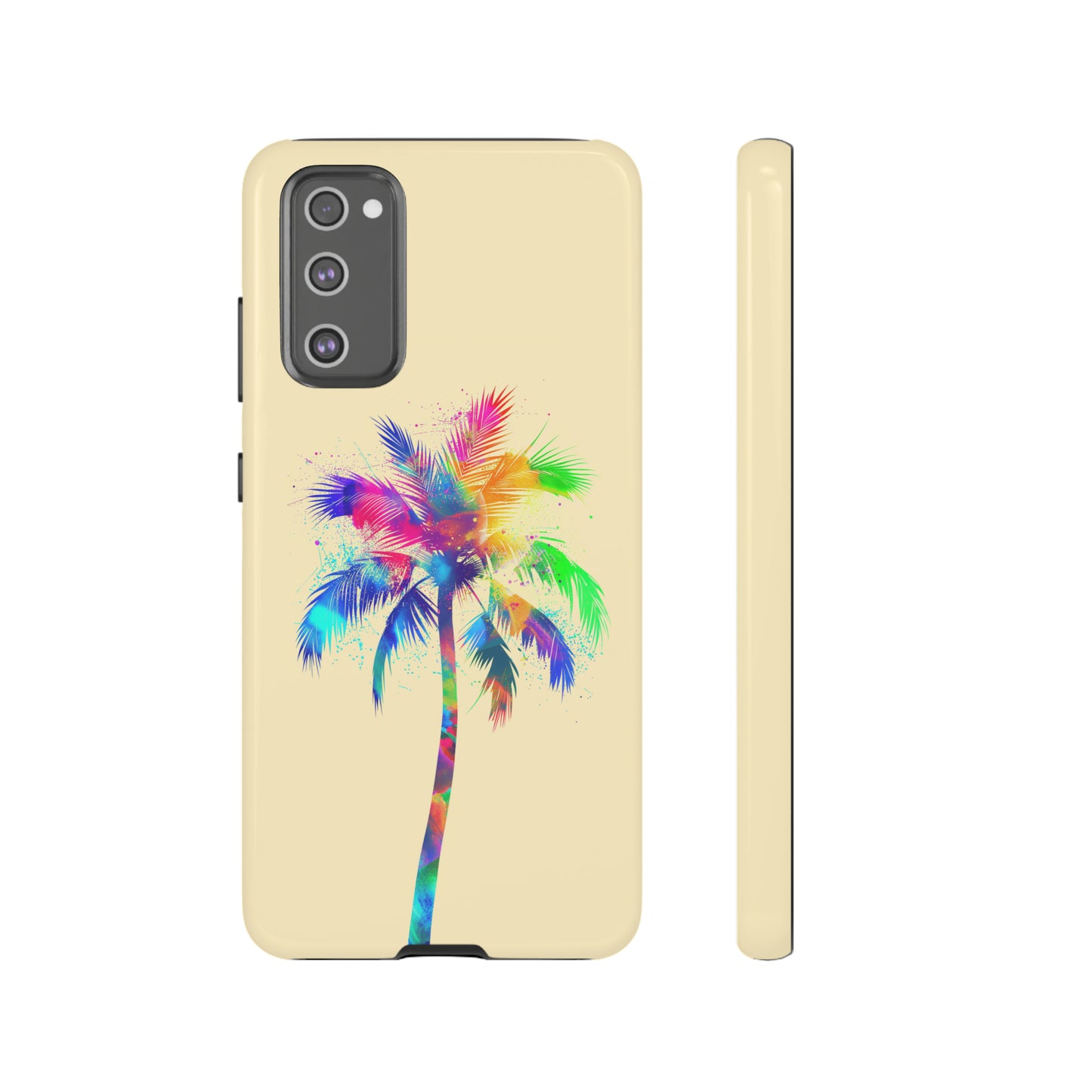 Colorful Palm Tree Hawaiian Tropical Phone Case, Island Tropics, Wireless Compatible, Protective Cell Phone Case for iPhone, Samsung, Pixel