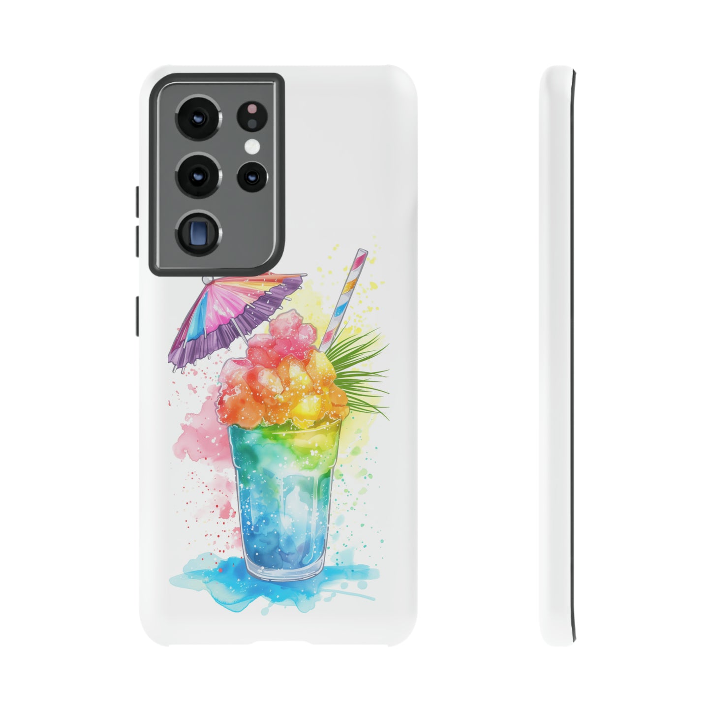 Shave Ice Colorful Hawaiian Tropical Phone Case, 808, Island Tropics, Wireless Compatible, Protective Cell Phone Case iPhone, Samsung, Pixel