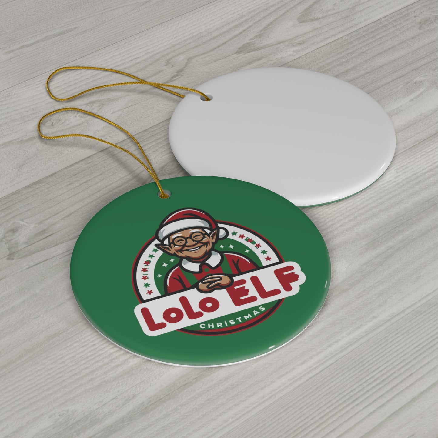 Lolo Elf Ceramic Ornament, 4 Shapes