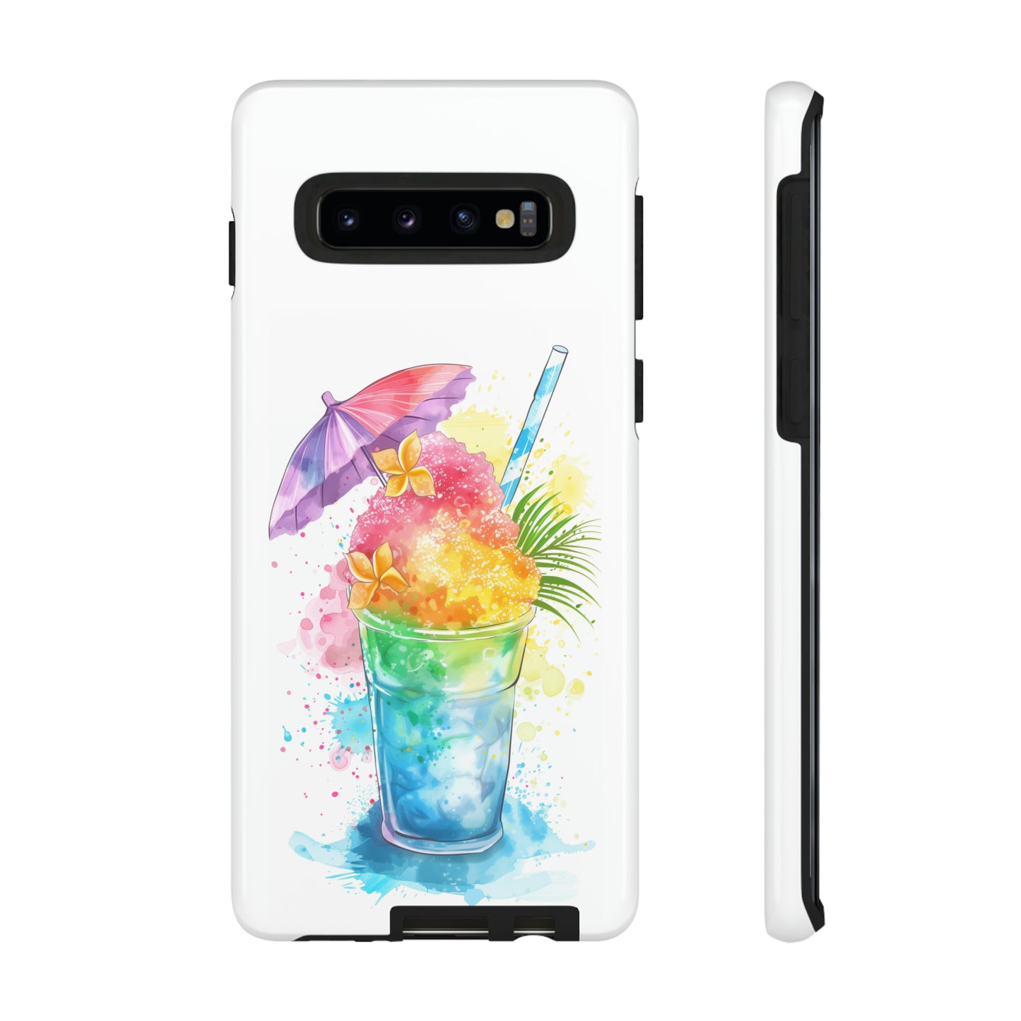 Shave Ice Plumeria Hawaiian Tropical Phone Case, 808, Island Tropics, Wireless Compatible, Protective Cell Phone Case iPhone, Samsung, Pixel