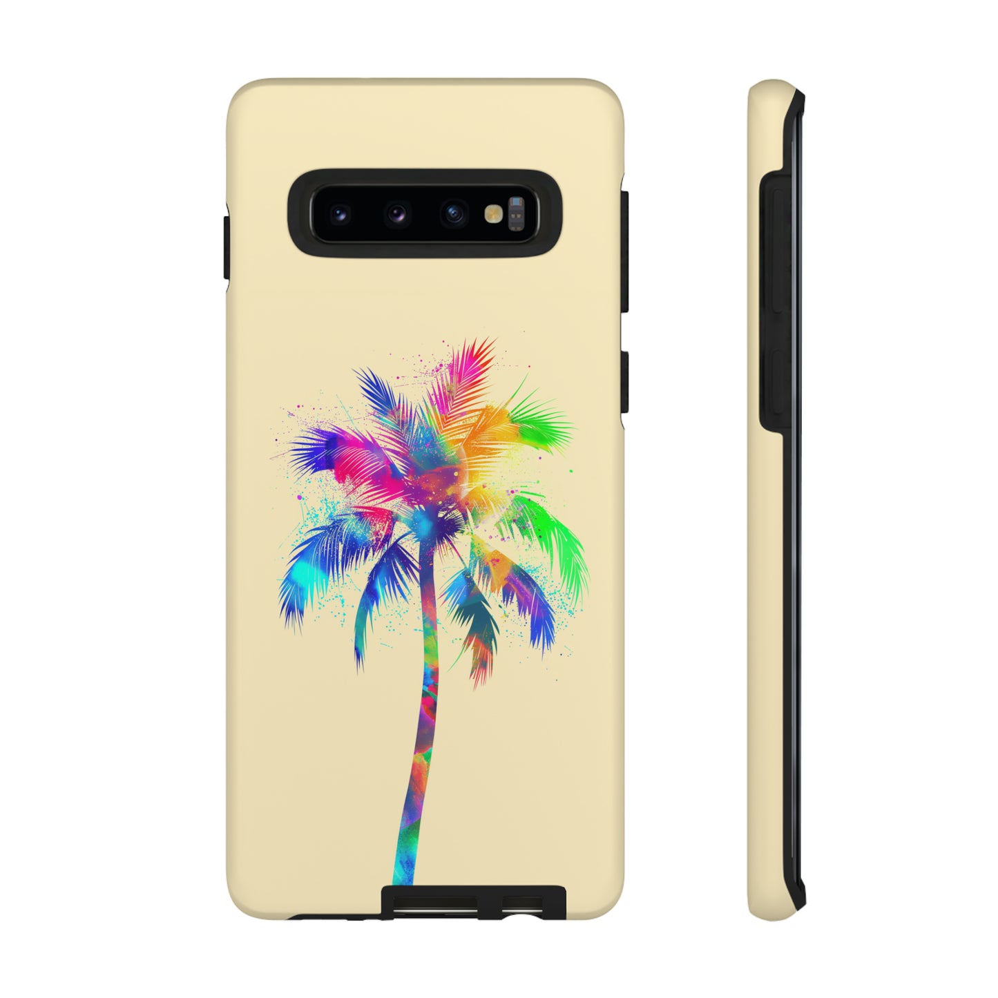 Colorful Palm Tree Hawaiian Tropical Phone Case, Island Tropics, Wireless Compatible, Protective Cell Phone Case for iPhone, Samsung, Pixel