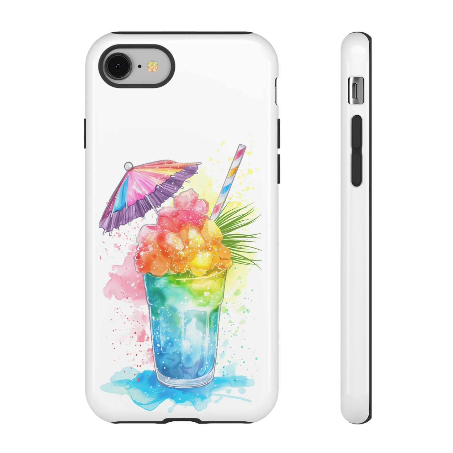 Shave Ice Colorful Hawaiian Tropical Phone Case, 808, Island Tropics, Wireless Compatible, Protective Cell Phone Case iPhone, Samsung, Pixel
