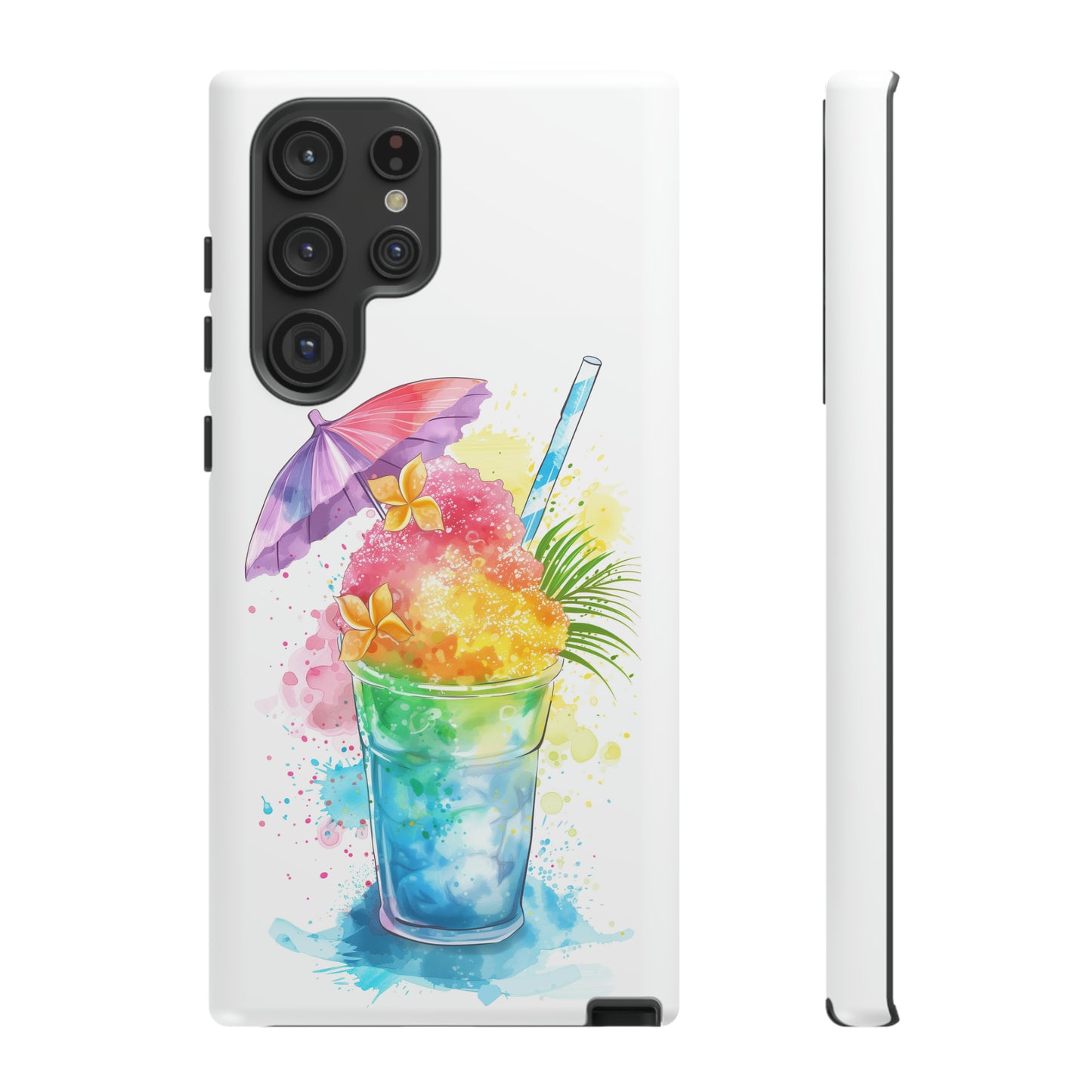 Shave Ice Plumeria Hawaiian Tropical Phone Case, 808, Island Tropics, Wireless Compatible, Protective Cell Phone Case iPhone, Samsung, Pixel