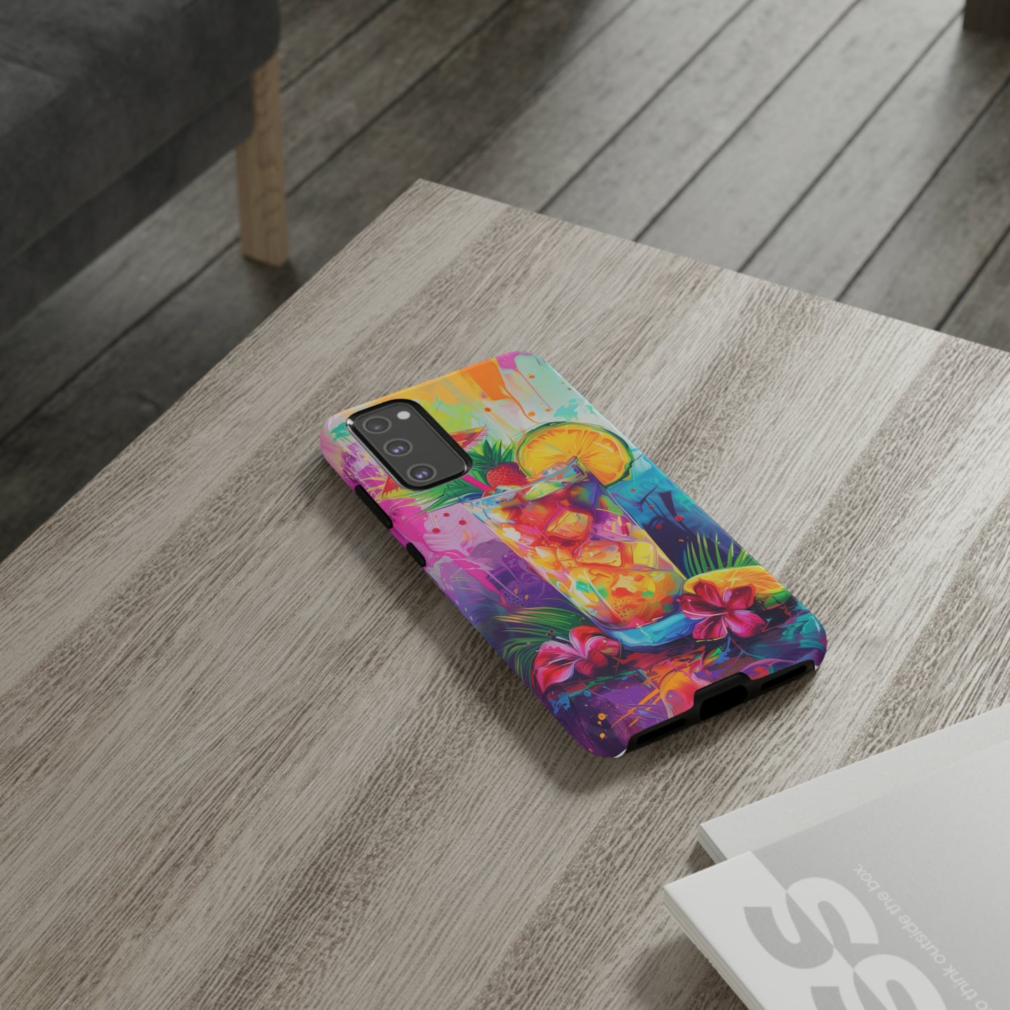Mai Tai Cocktail Hawaiian Tropical Phone Case, 808, Island Tropics, Wireless Compatible, Protective Cell Phone Case iPhone, Samsung, Pixel