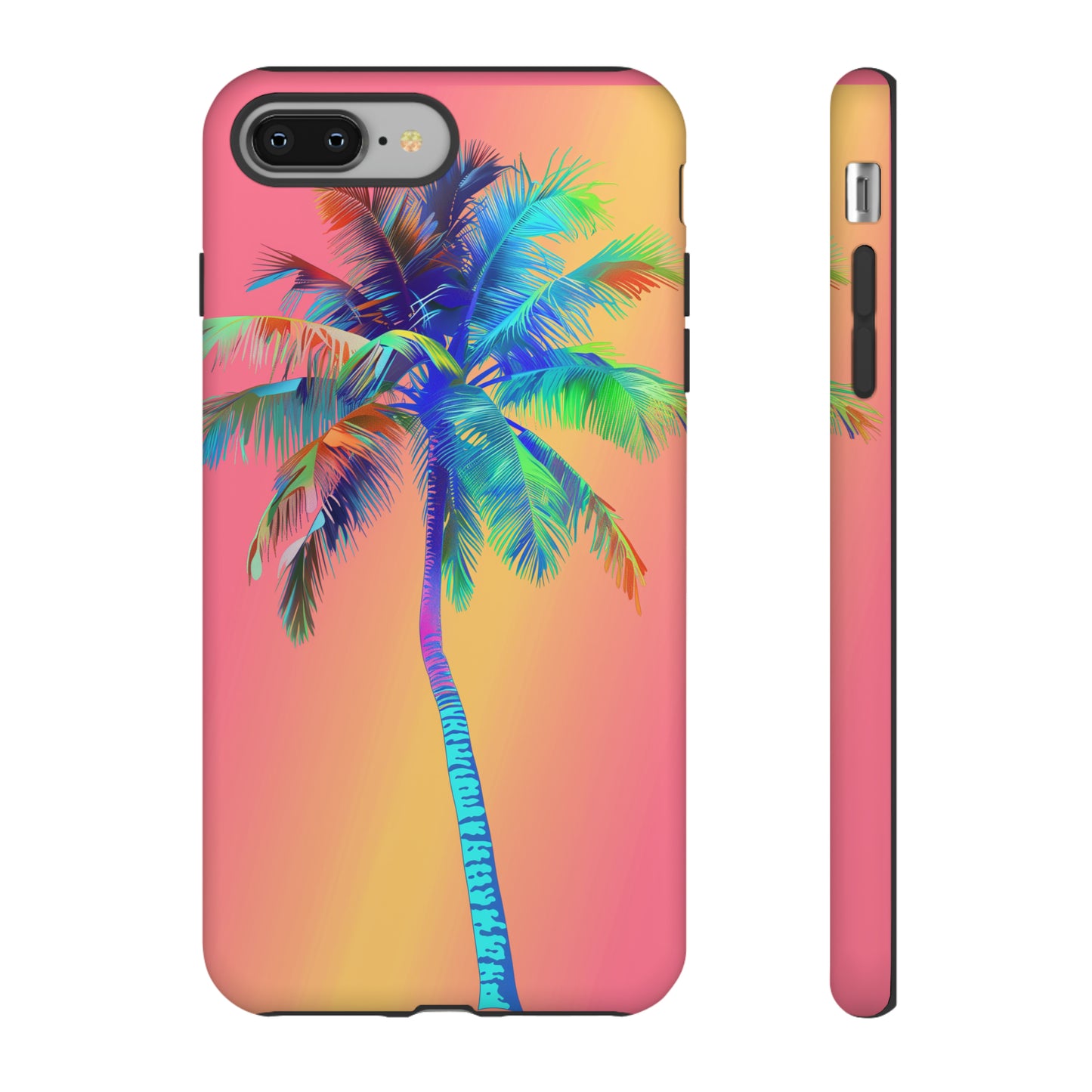 Palm Tree Pink Hawaiian Tropical Phone Case, 808, Island Tropics, Wireless Compatible, Protective Cell Phone Case for iPhone, Samsung, Pixel