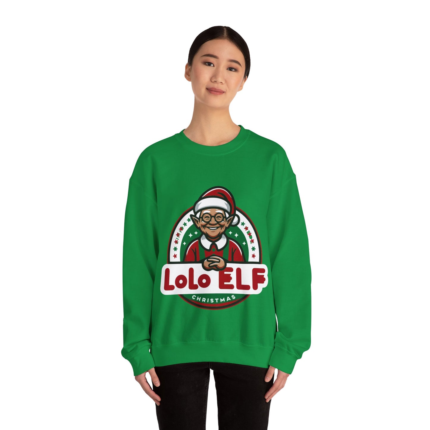 Lolo Elf Unisex Heavy Blend™ Crewneck Sweatshirt