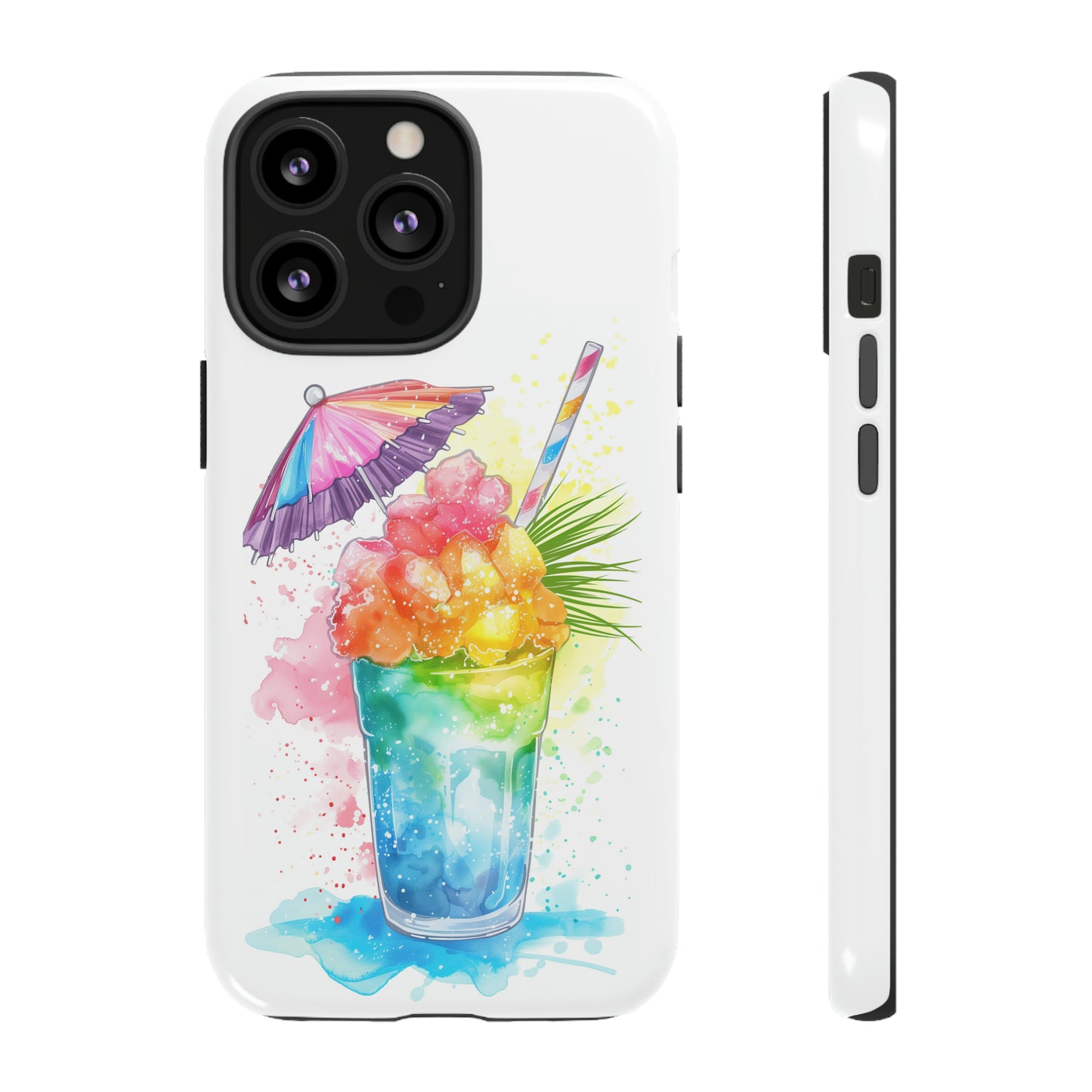 Shave Ice Colorful Hawaiian Tropical Phone Case, 808, Island Tropics, Wireless Compatible, Protective Cell Phone Case iPhone, Samsung, Pixel