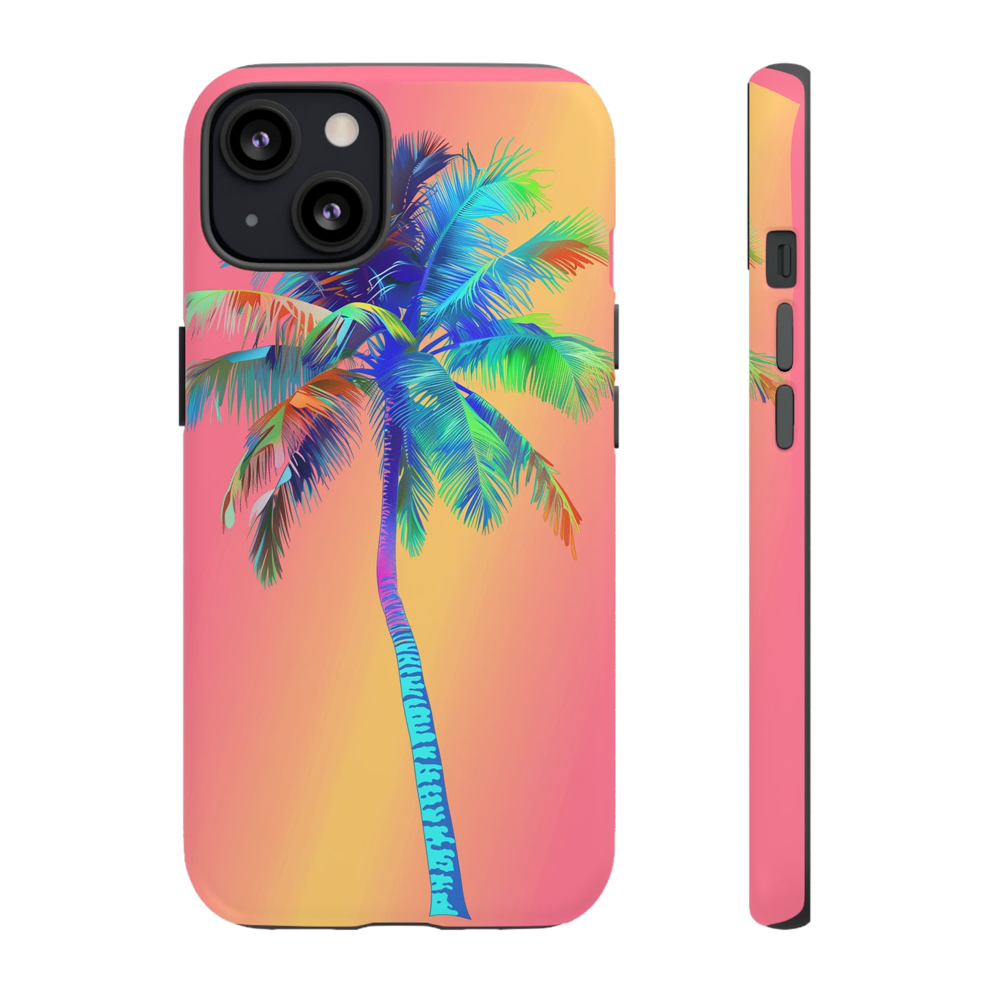 Palm Tree Pink Hawaiian Tropical Phone Case, 808, Island Tropics, Wireless Compatible, Protective Cell Phone Case for iPhone, Samsung, Pixel