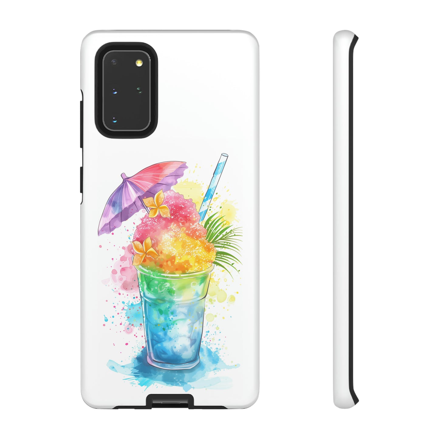 Shave Ice Plumeria Hawaiian Tropical Phone Case, 808, Island Tropics, Wireless Compatible, Protective Cell Phone Case iPhone, Samsung, Pixel