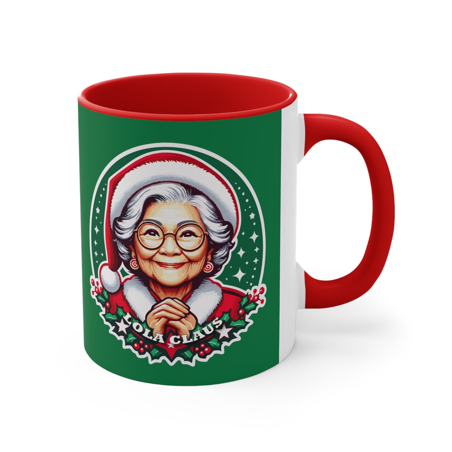 Lola Claus Coffee Mug, Lola Gifts, Promoted to Lola, Pregnancy Announcement, Filipinos Gifts, Filipino Mug, Grandma Mug, Grandmother Mug