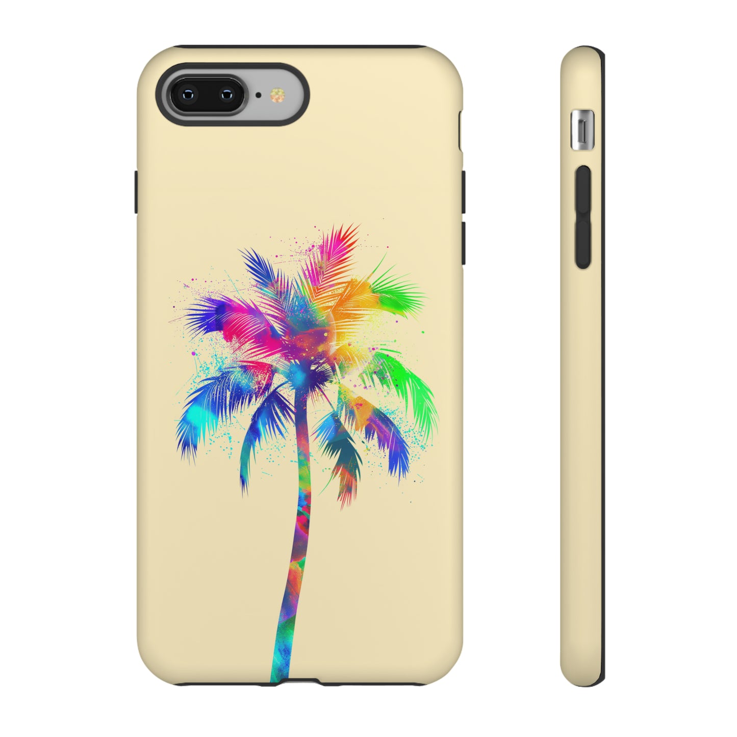 Colorful Palm Tree Hawaiian Tropical Phone Case, Island Tropics, Wireless Compatible, Protective Cell Phone Case for iPhone, Samsung, Pixel