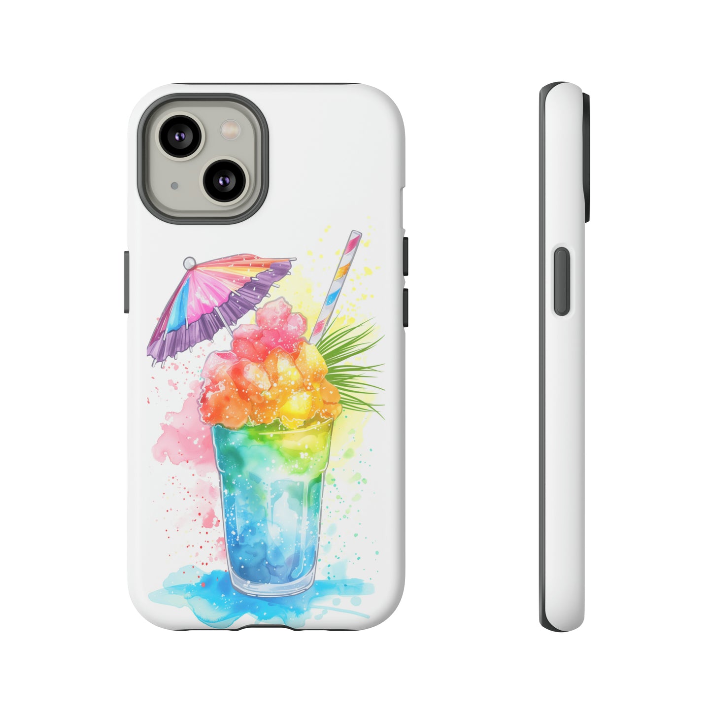Shave Ice Colorful Hawaiian Tropical Phone Case, 808, Island Tropics, Wireless Compatible, Protective Cell Phone Case iPhone, Samsung, Pixel