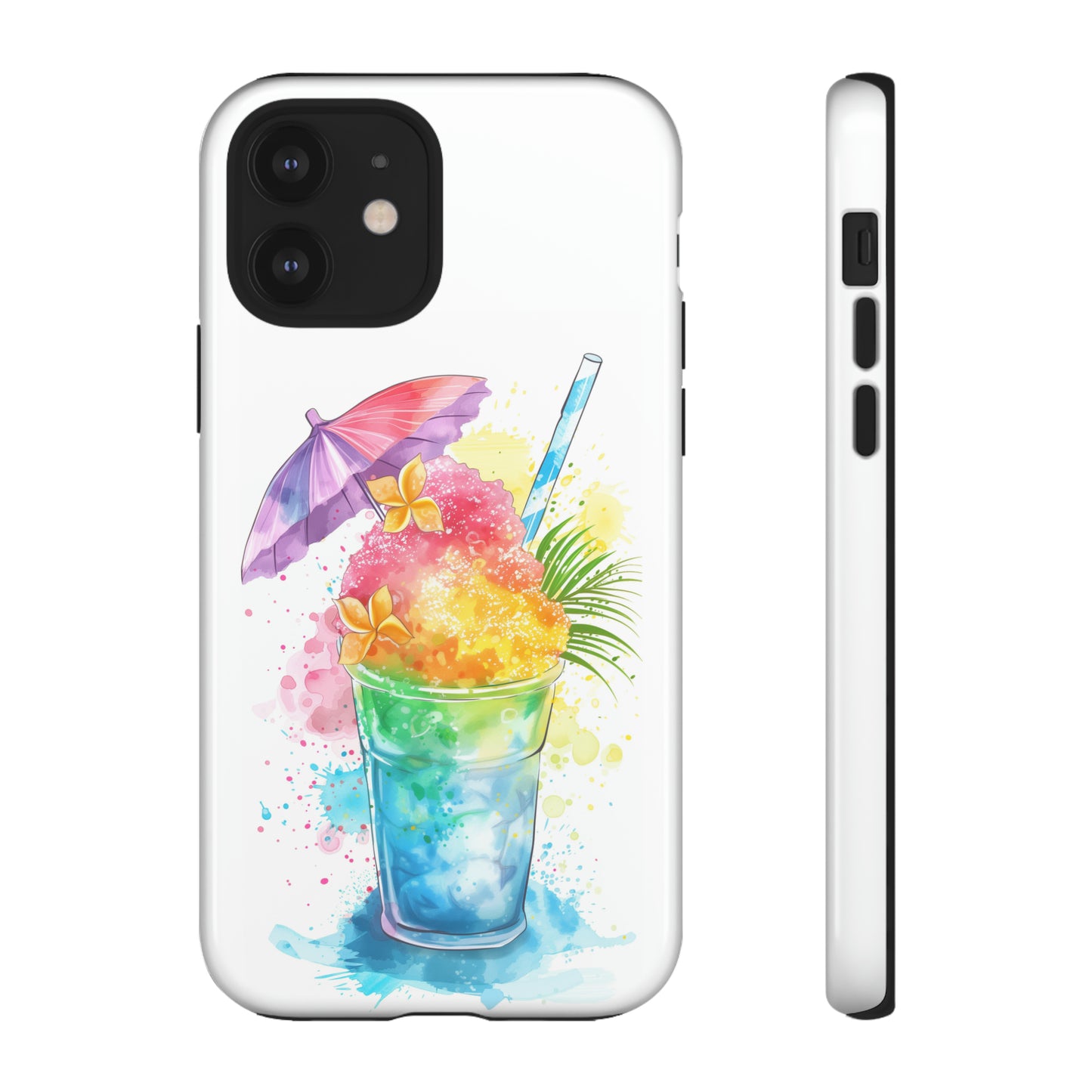 Shave Ice Plumeria Hawaiian Tropical Phone Case, 808, Island Tropics, Wireless Compatible, Protective Cell Phone Case iPhone, Samsung, Pixel