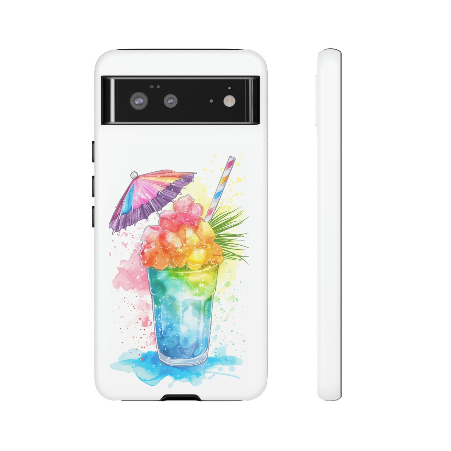 Shave Ice Colorful Hawaiian Tropical Phone Case, 808, Island Tropics, Wireless Compatible, Protective Cell Phone Case iPhone, Samsung, Pixel