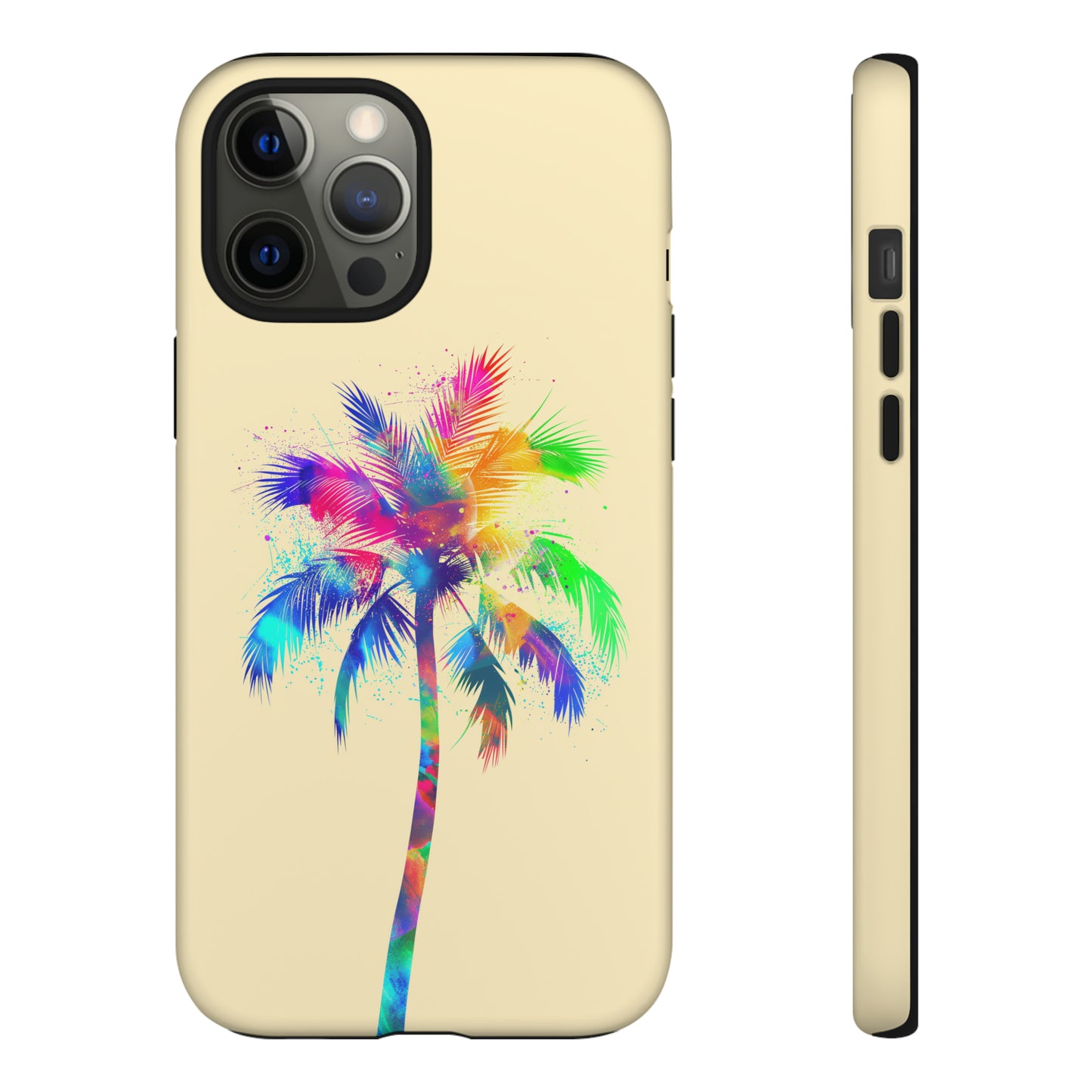 Colorful Palm Tree Hawaiian Tropical Phone Case, Island Tropics, Wireless Compatible, Protective Cell Phone Case for iPhone, Samsung, Pixel