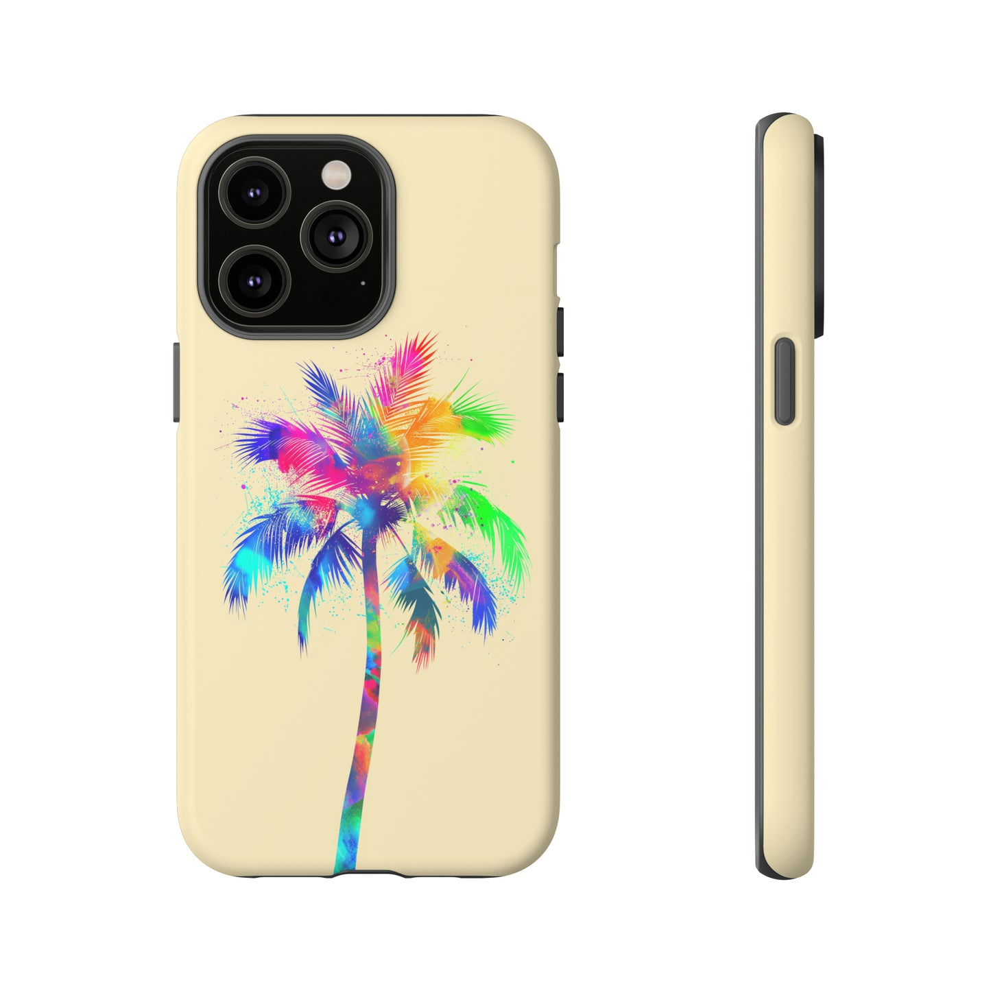 Colorful Palm Tree Hawaiian Tropical Phone Case, Island Tropics, Wireless Compatible, Protective Cell Phone Case for iPhone, Samsung, Pixel