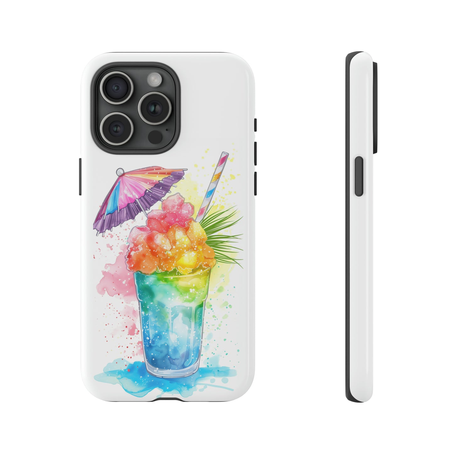 Shave Ice Colorful Hawaiian Tropical Phone Case, 808, Island Tropics, Wireless Compatible, Protective Cell Phone Case iPhone, Samsung, Pixel