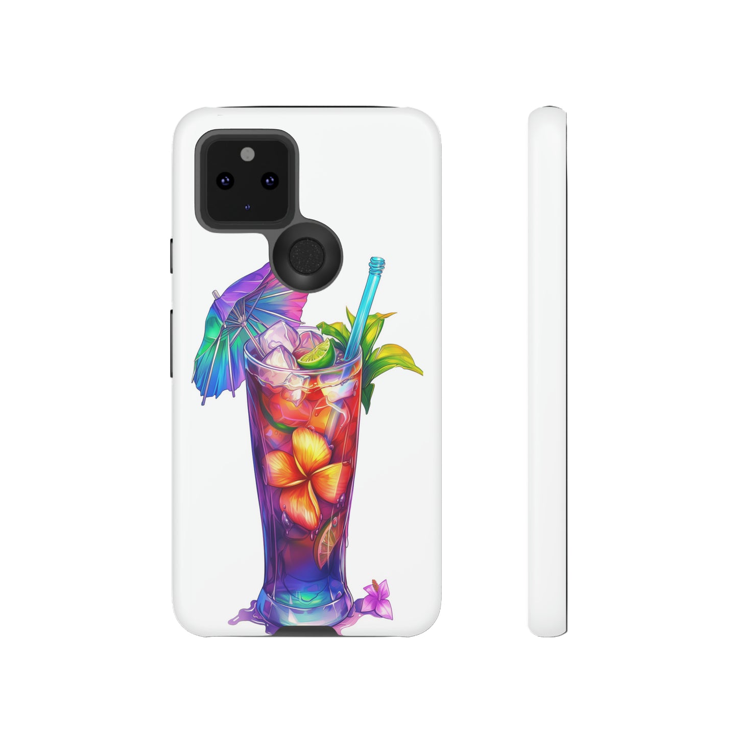 Mai Tai Cocktail Hawaiian Tropical Phone Case, 808, Island Tropics, Wireless Compatible, Protective Cell Phone Case iPhone, Samsung, Pixel