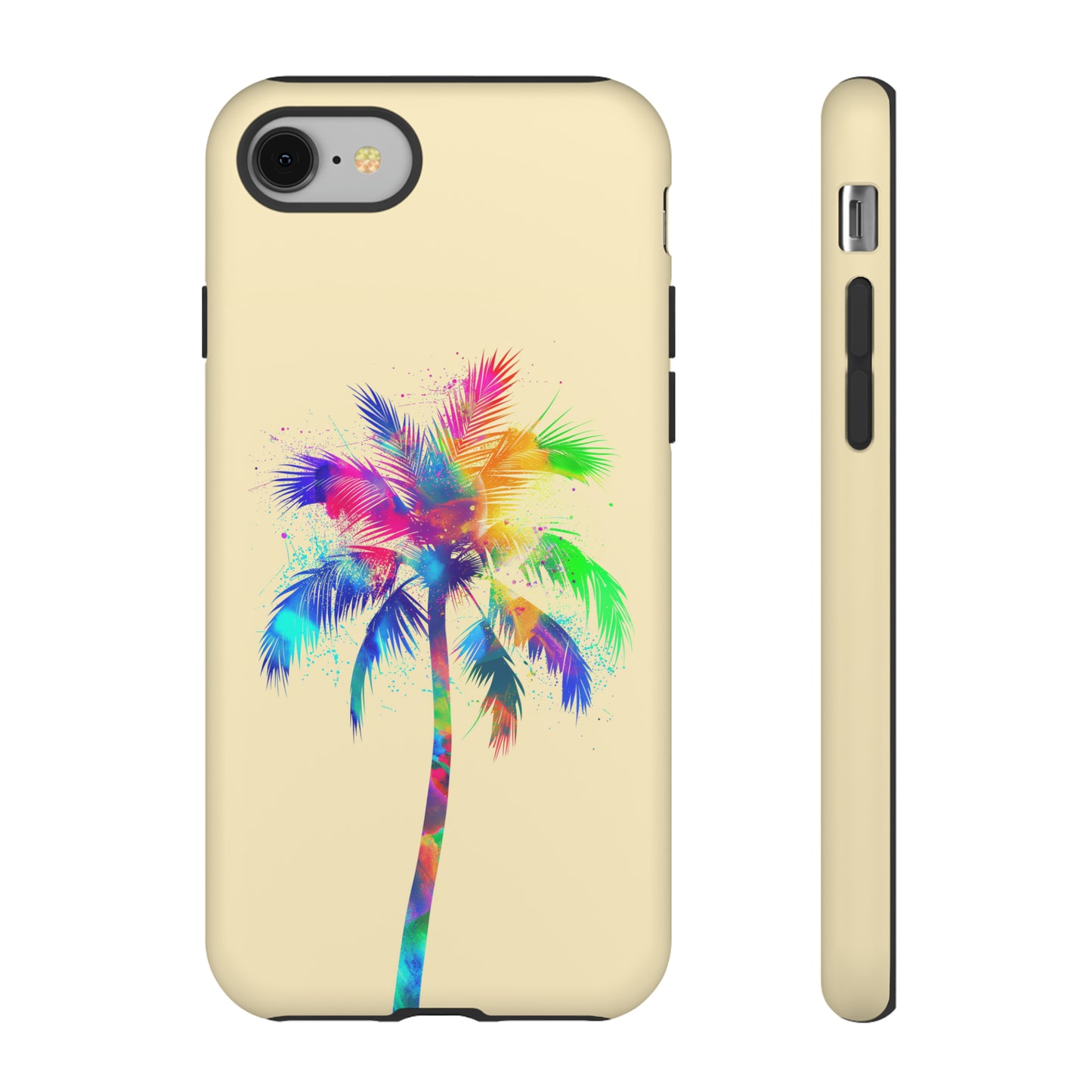 Colorful Palm Tree Hawaiian Tropical Phone Case, Island Tropics, Wireless Compatible, Protective Cell Phone Case for iPhone, Samsung, Pixel