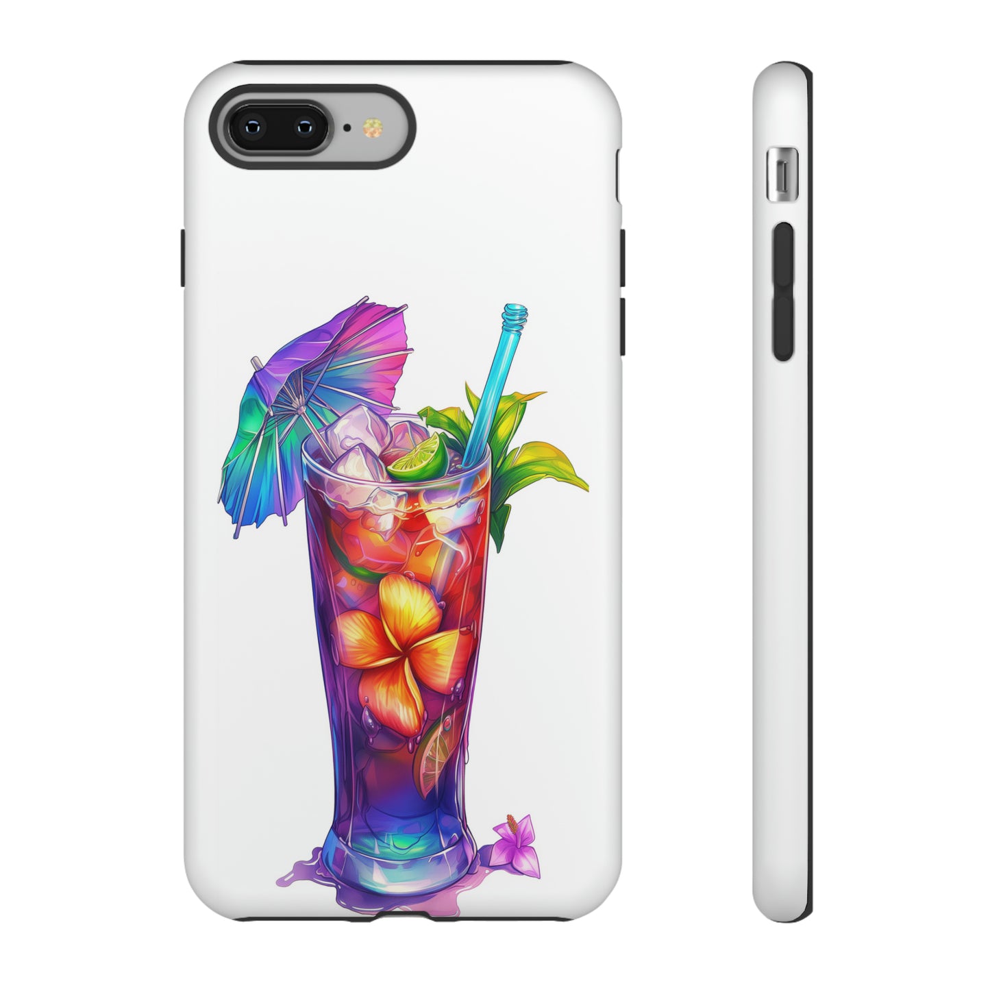 Mai Tai Cocktail Hawaiian Tropical Phone Case, 808, Island Tropics, Wireless Compatible, Protective Cell Phone Case iPhone, Samsung, Pixel